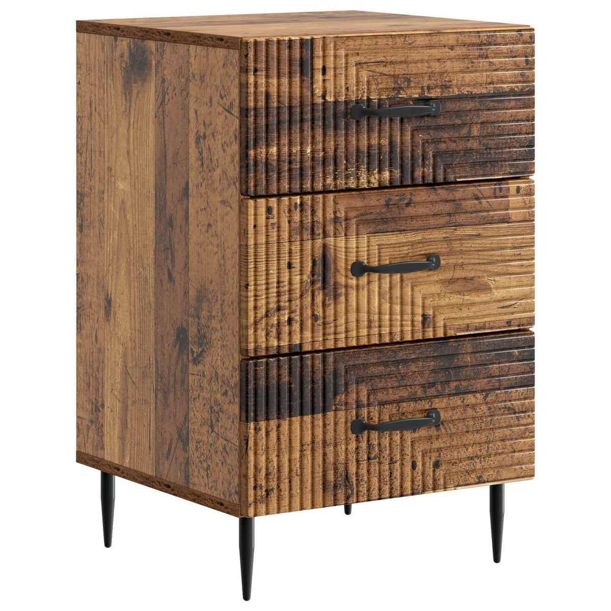 Nachttisch Altholz 43 x 41 x 66,5 cm Holzwerkstoff