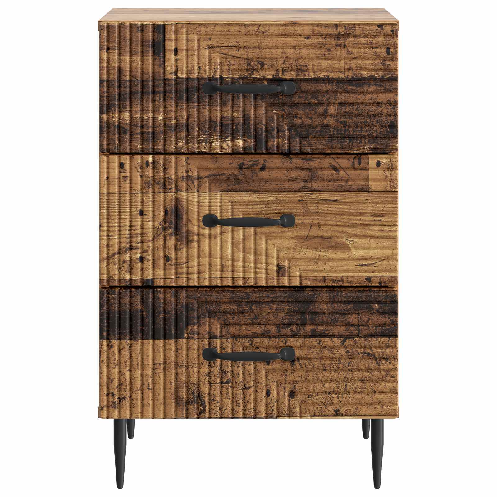 Nachttisch Altholz 43 x 41 x 66,5 cm Holzwerkstoff