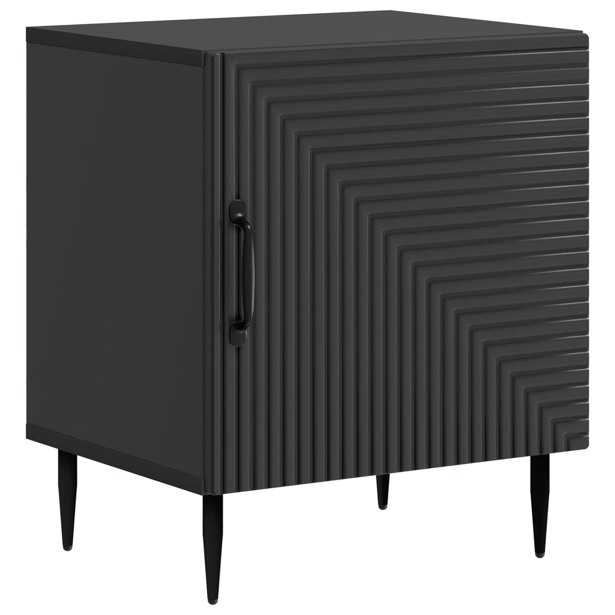 Nachttisch 2 stk. Schwarz 43 x 34,5 x 50 cm Holzwerkstoff