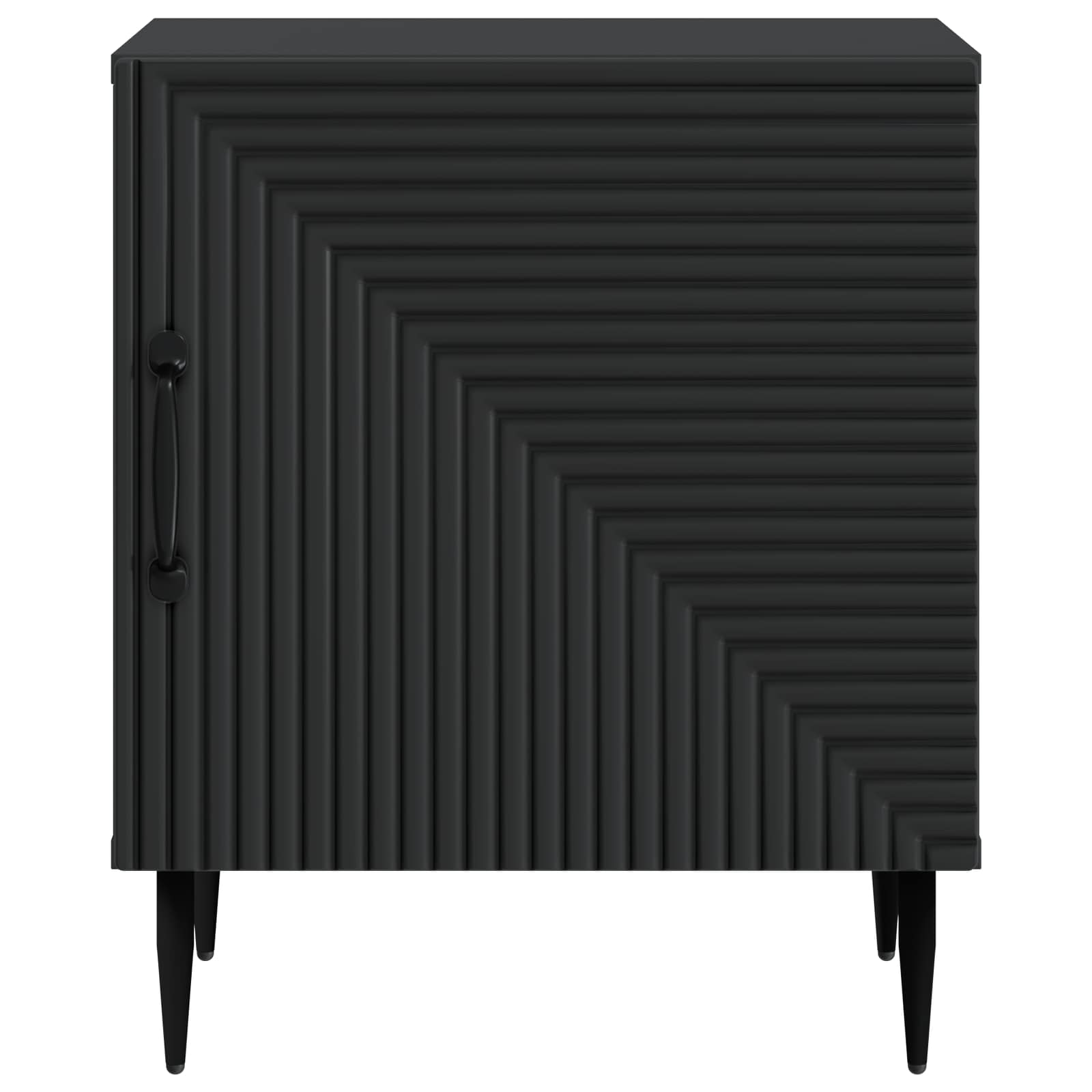 Nachttisch 2 stk. Schwarz 43 x 34,5 x 50 cm Holzwerkstoff