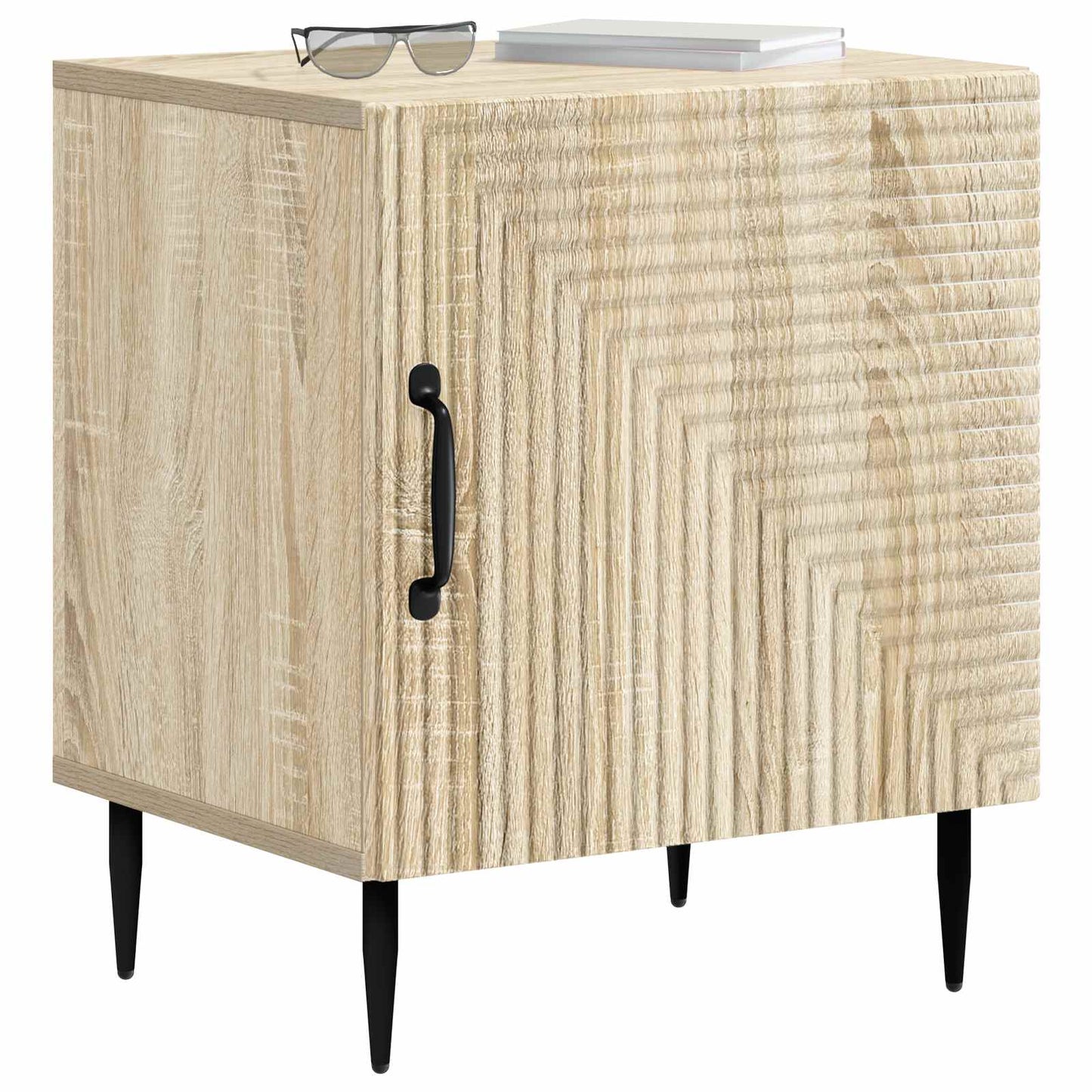 Nachttisch 2 stk. Sonoma-Eiche 43 x 34,5 x 50 cm Holzwerkstoff