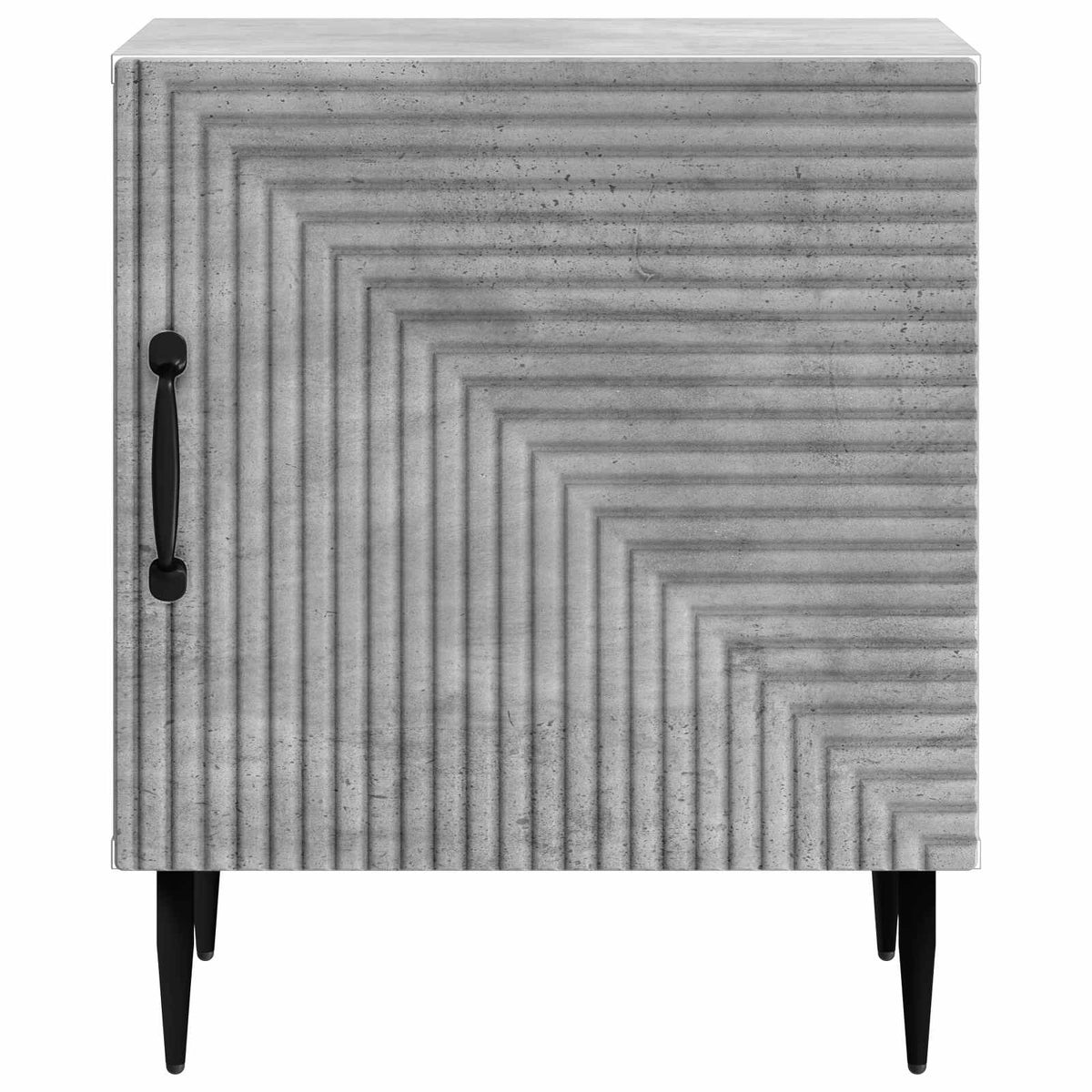Nachttisch 2 stk. Betongrau 43 x 34,5 x 50 cm Holzwerkstoff