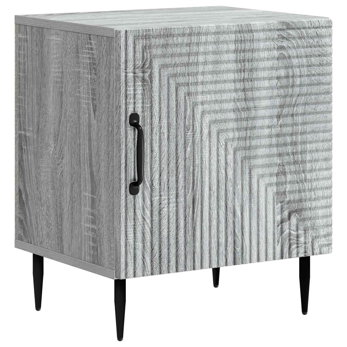 Nachttisch 2 stk. Graues Sonoma 43 x 34,5 x 50 cm Holzwerkstoff