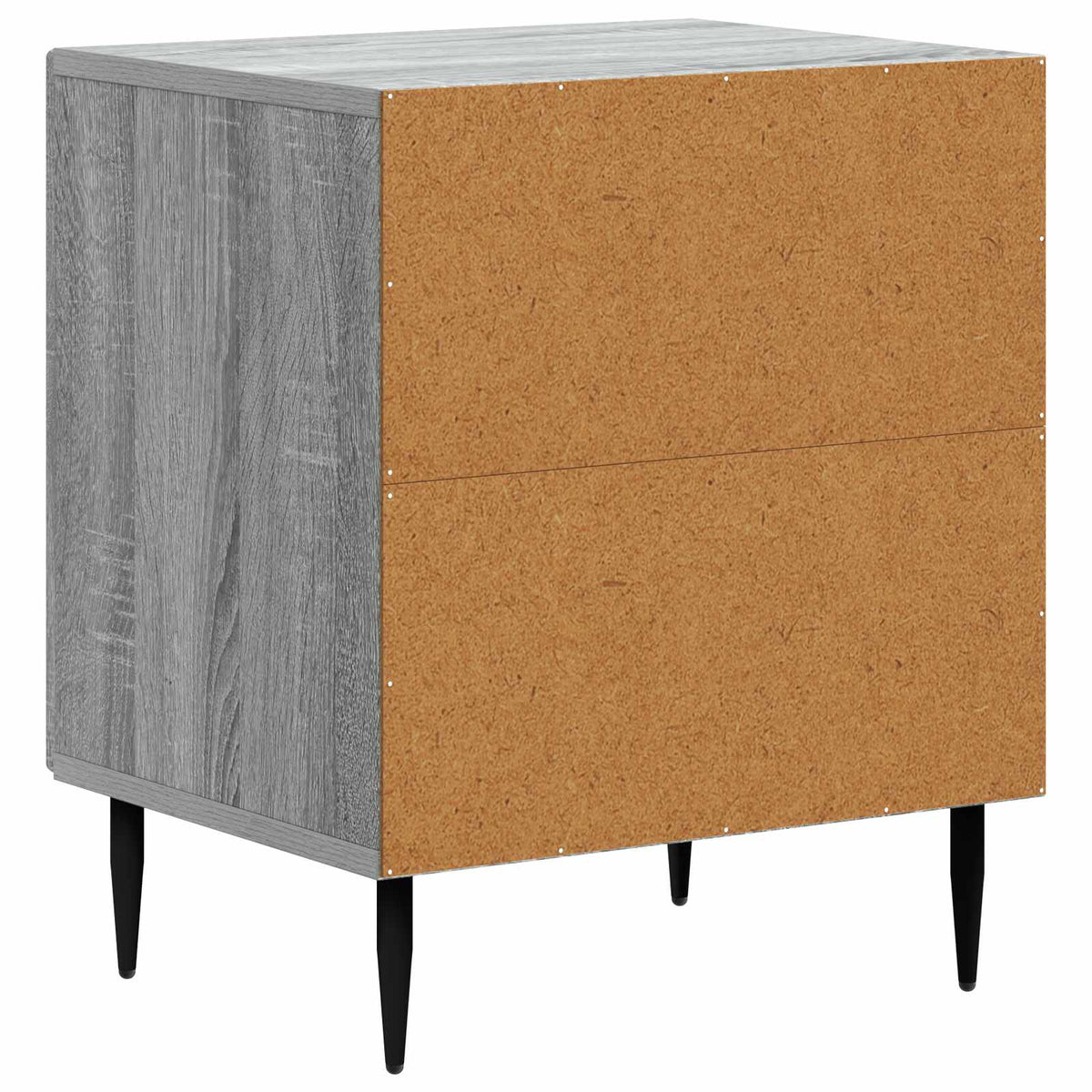 Nachttisch 2 stk. Graues Sonoma 43 x 34,5 x 50 cm Holzwerkstoff