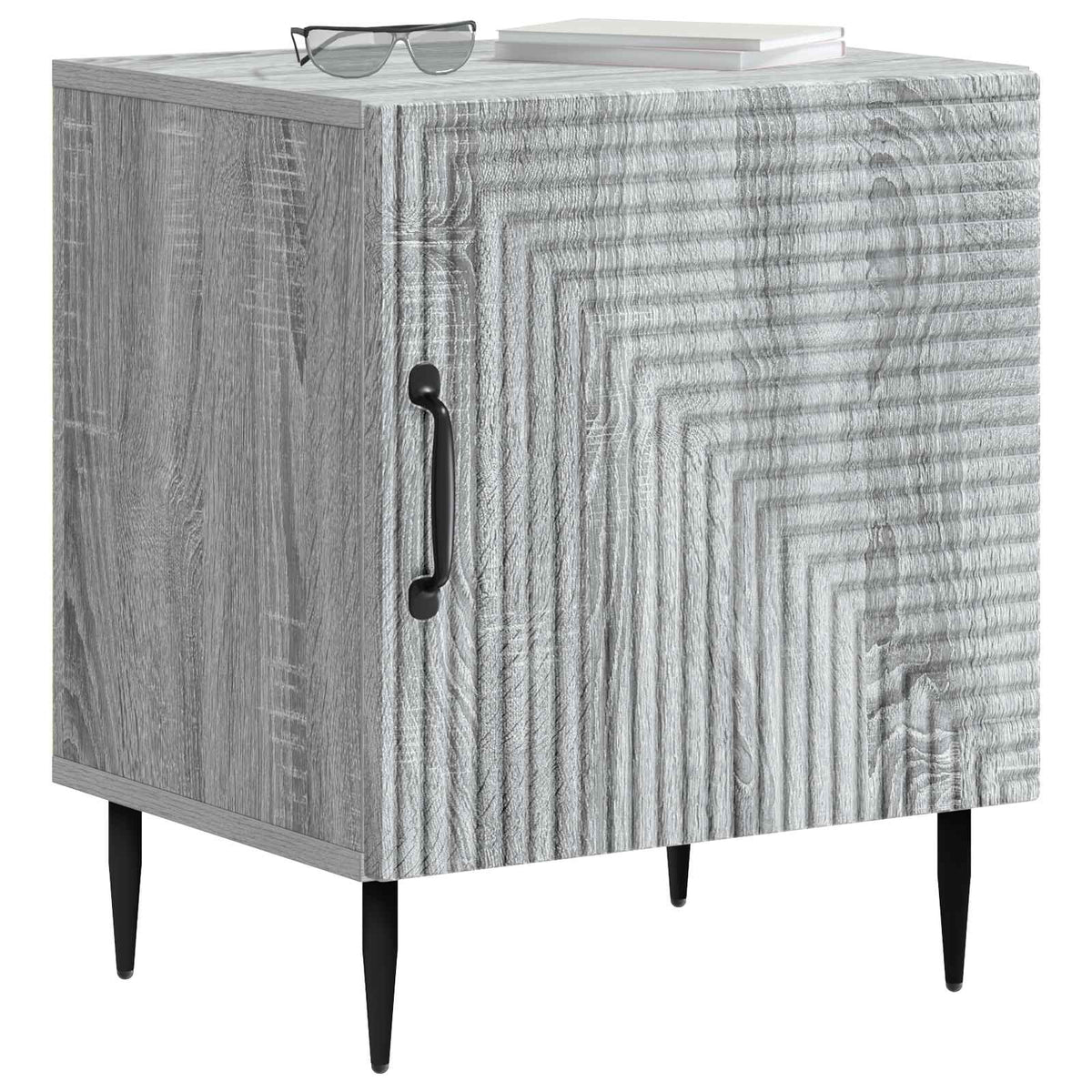 Nachttisch 2 stk. Graues Sonoma 43 x 34,5 x 50 cm Holzwerkstoff