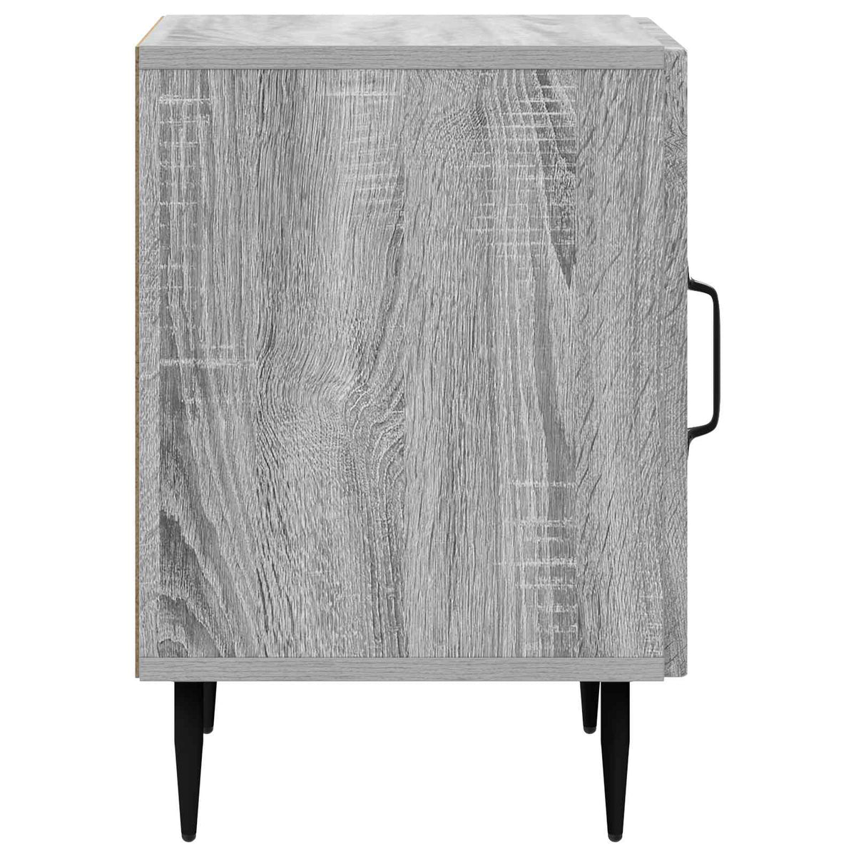 Nachttisch 2 stk. Graues Sonoma 43 x 34,5 x 50 cm Holzwerkstoff