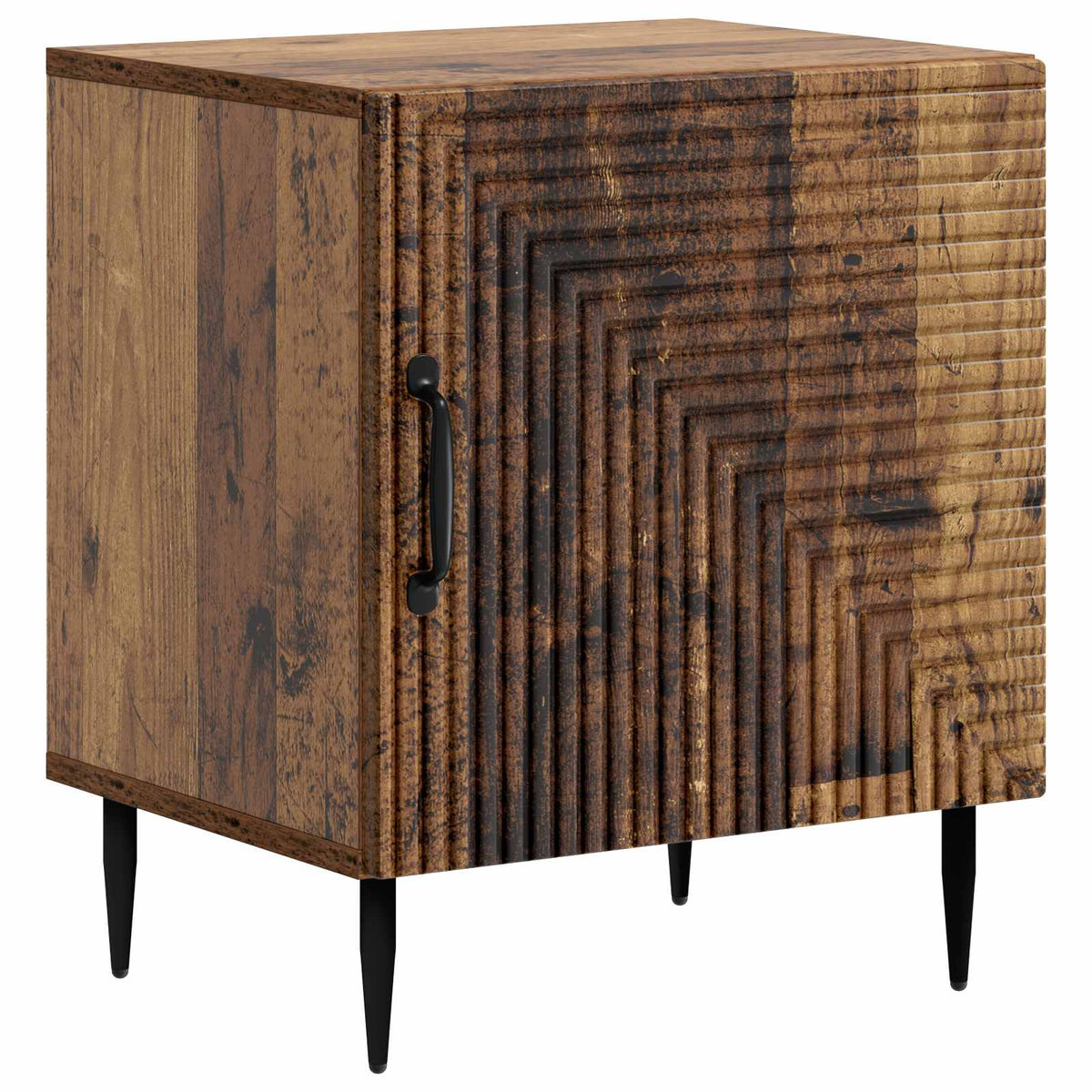 Nachttisch 2 stk. Altholz 43 x 34,5 x 50 cm Holzwerkstoff