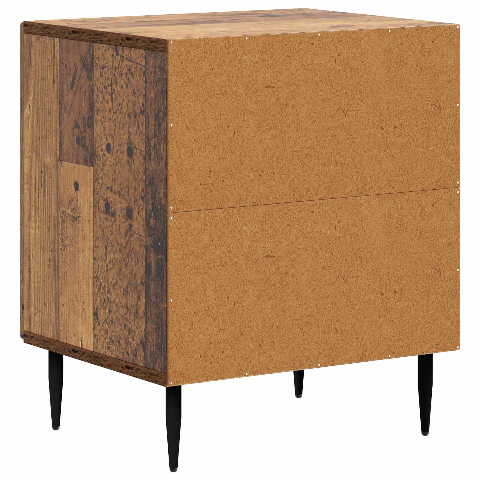 Nachttisch 2 stk. Altholz 43 x 34,5 x 50 cm Holzwerkstoff