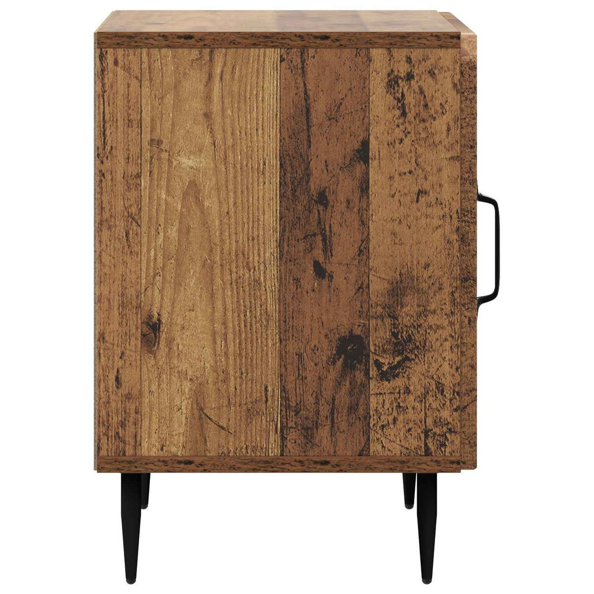 Nachttisch 2 stk. Altholz 43 x 34,5 x 50 cm Holzwerkstoff