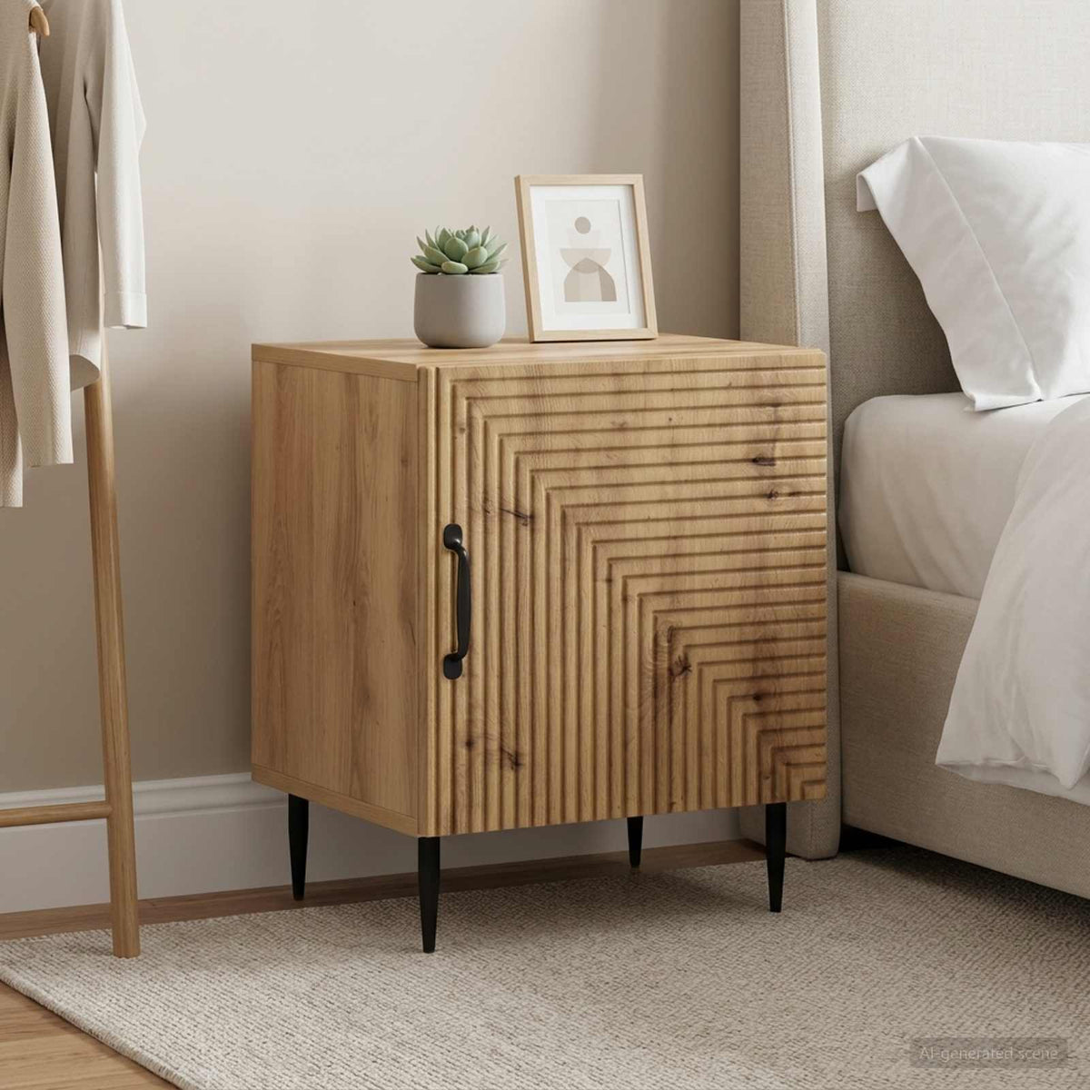 Nachttisch 2 Stk. Artisan-Eiche 43 x 34,5 x 50 cm Holzwerkstoff
