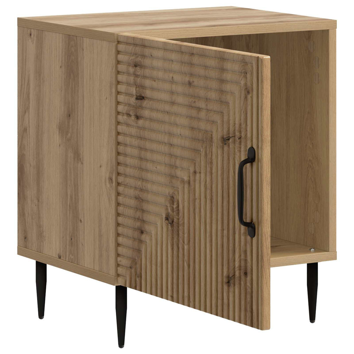 Nachttisch 2 Stk. Artisan-Eiche 43 x 34,5 x 50 cm Holzwerkstoff