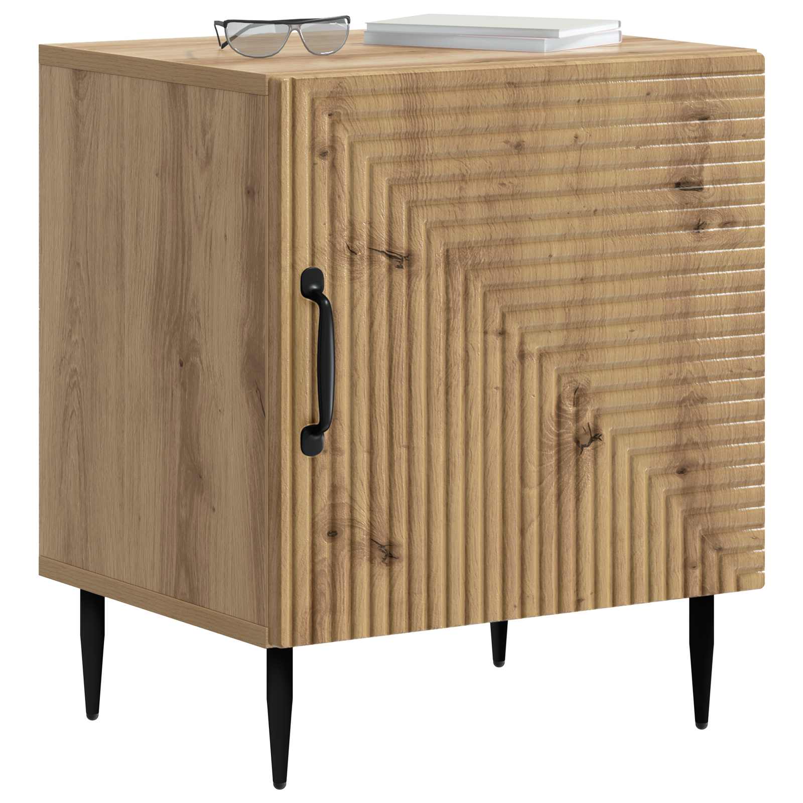 Nachttisch 2 Stk. Artisan-Eiche 43 x 34,5 x 50 cm Holzwerkstoff