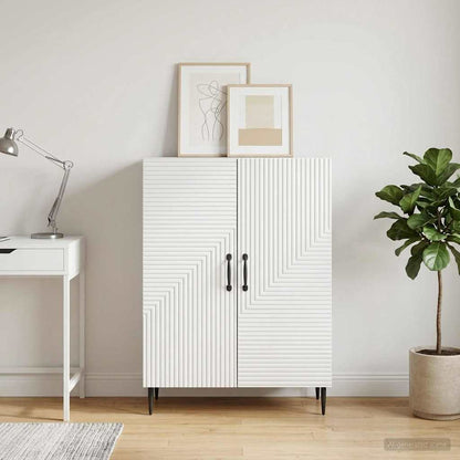 Sideboard Weiß 66 x 34,5 x 89,5 cm Holzwerkstoff