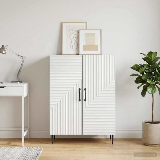 Sideboard Weiß 66 x 34,5 x 89,5 cm Holzwerkstoff