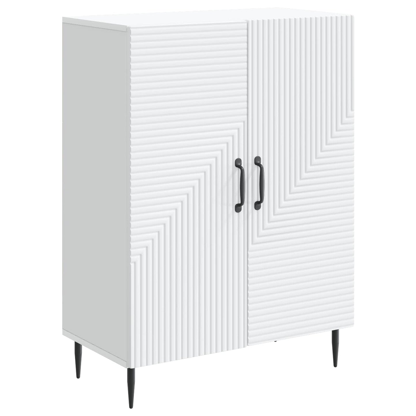 Sideboard Weiß 66 x 34,5 x 89,5 cm Holzwerkstoff