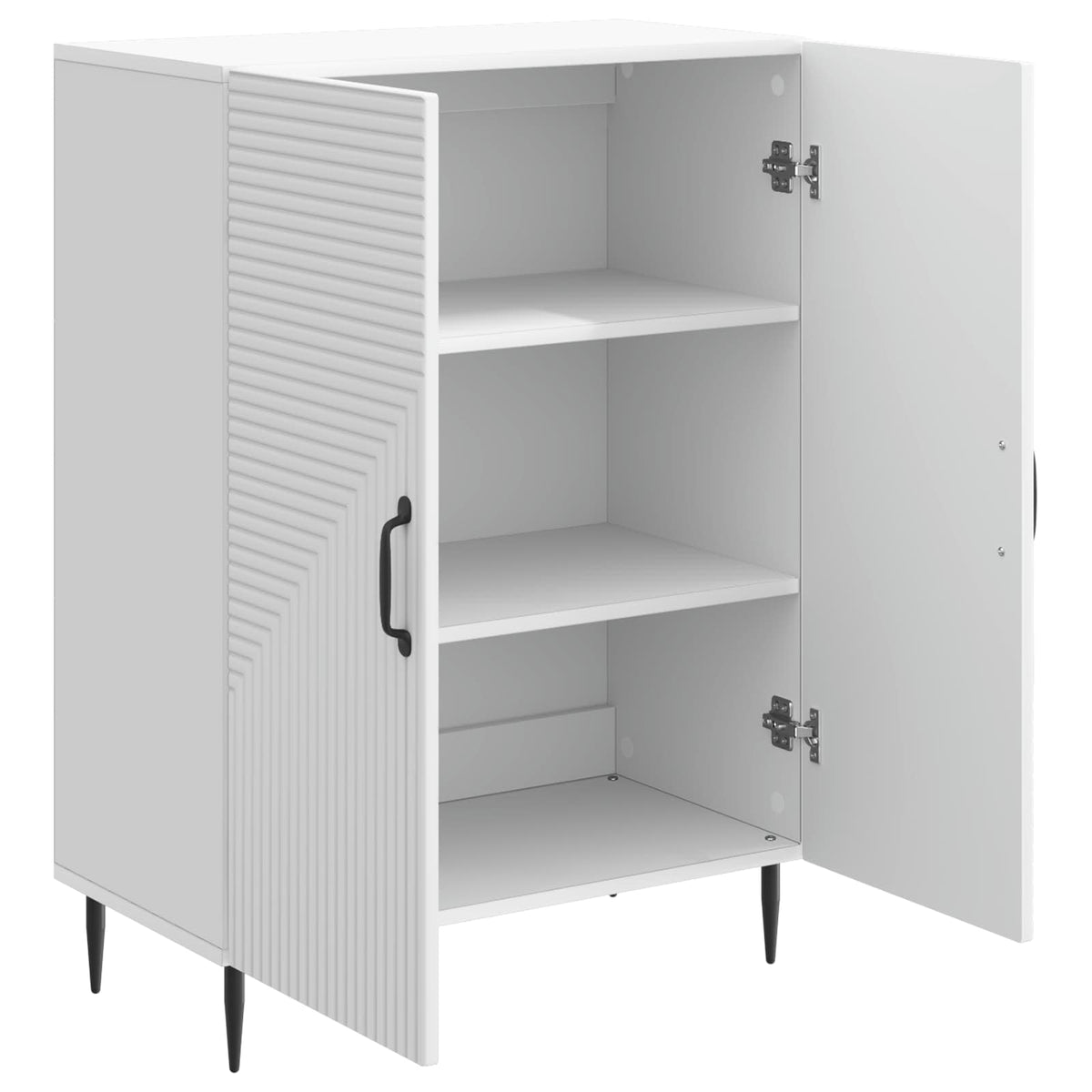 Sideboard Weiß 66 x 34,5 x 89,5 cm Holzwerkstoff