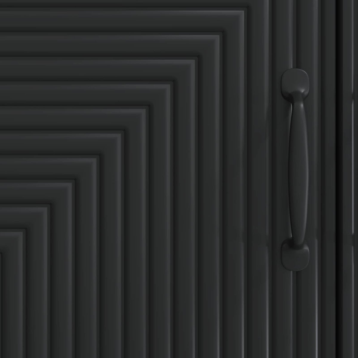 Sideboard Schwarz 66 x 34,5 x 89,5 cm Holzwerkstoff