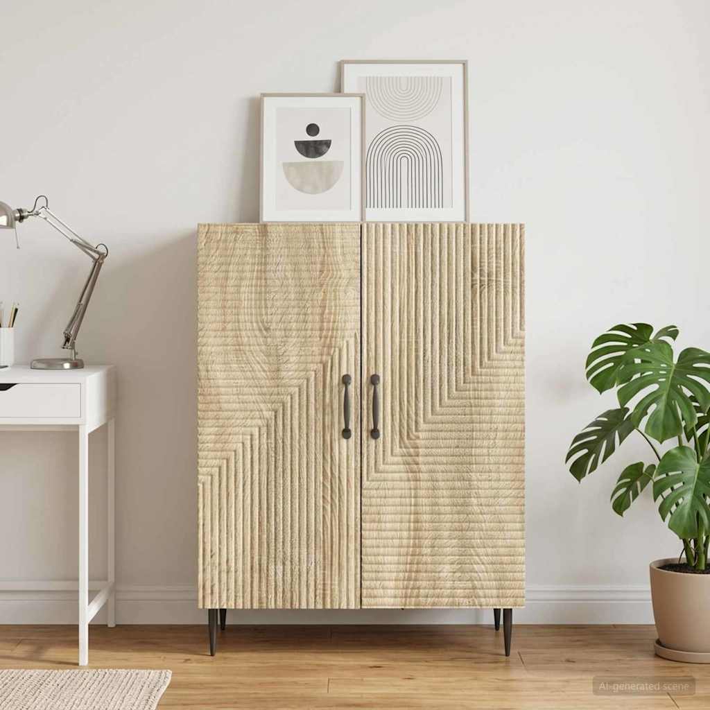 Sideboard Sonoma-Eiche 66 x 34,5 x 89,5 cm Holzwerkstoff