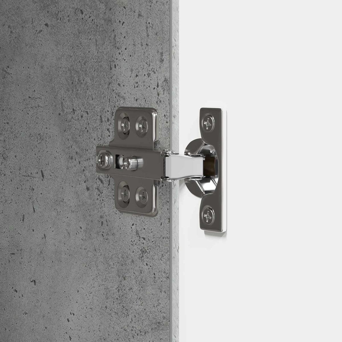 Sideboard Betongrau 66 x 34,5 x 89,5 cm Holzwerkstoff