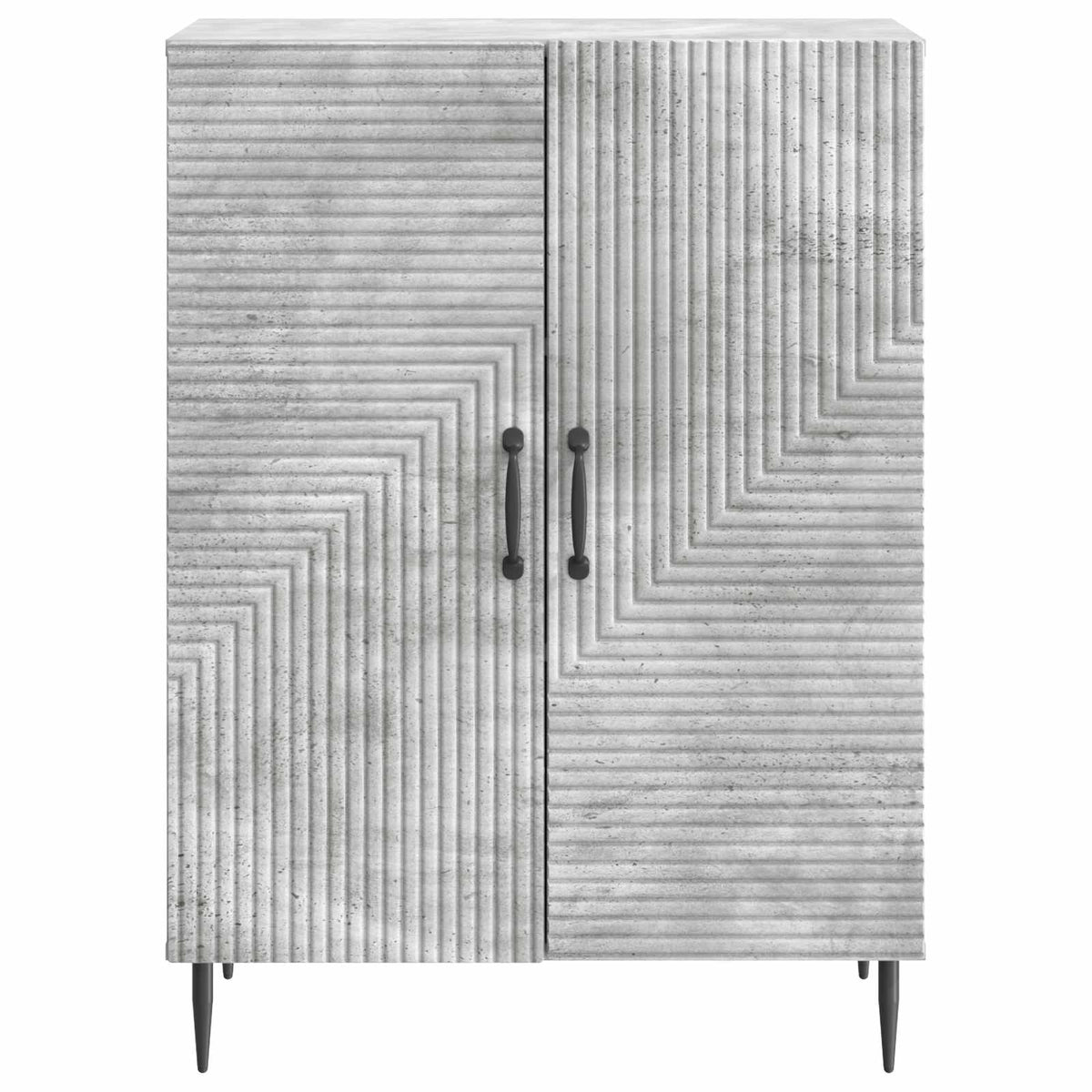 Sideboard Betongrau 66 x 34,5 x 89,5 cm Holzwerkstoff