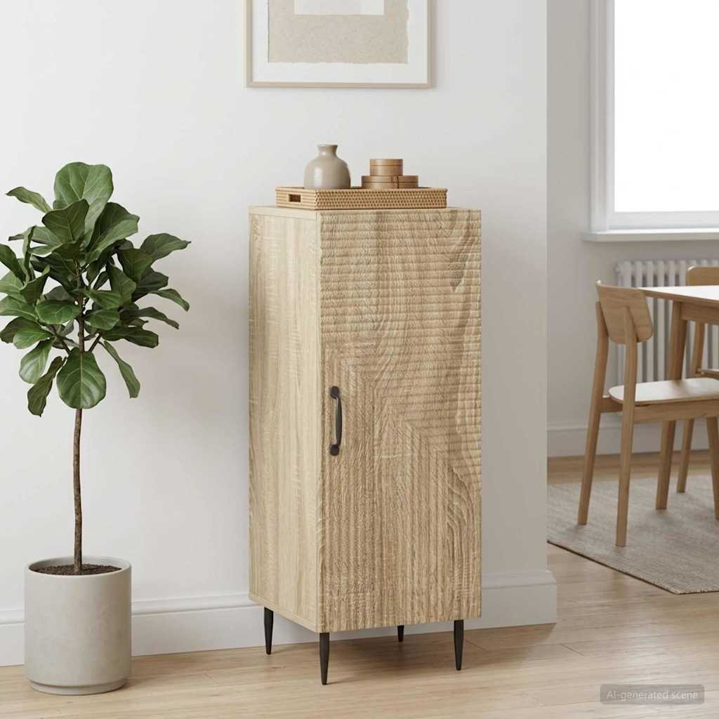Sideboard Sonoma-Eiche 33 x 34,5 x 89,5 cm Holzwerkstoff
