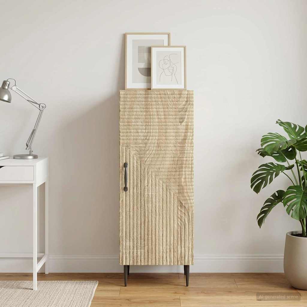 Sideboard Sonoma-Eiche 33 x 34,5 x 89,5 cm Holzwerkstoff