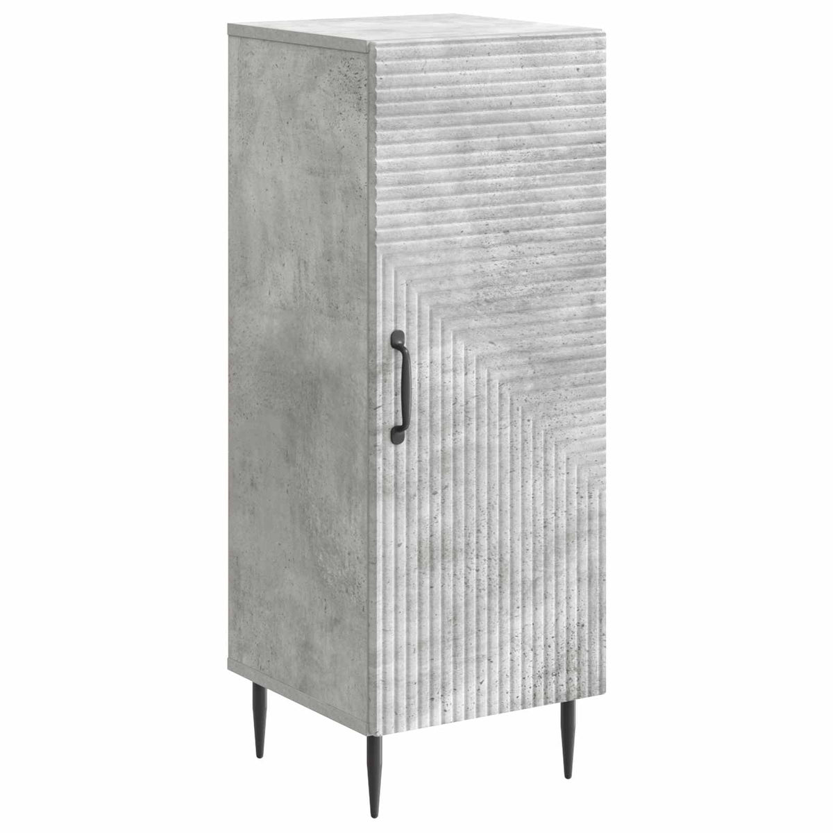Sideboard Betongrau 33 x 34,5 x 89,5 cm Holzwerkstoff