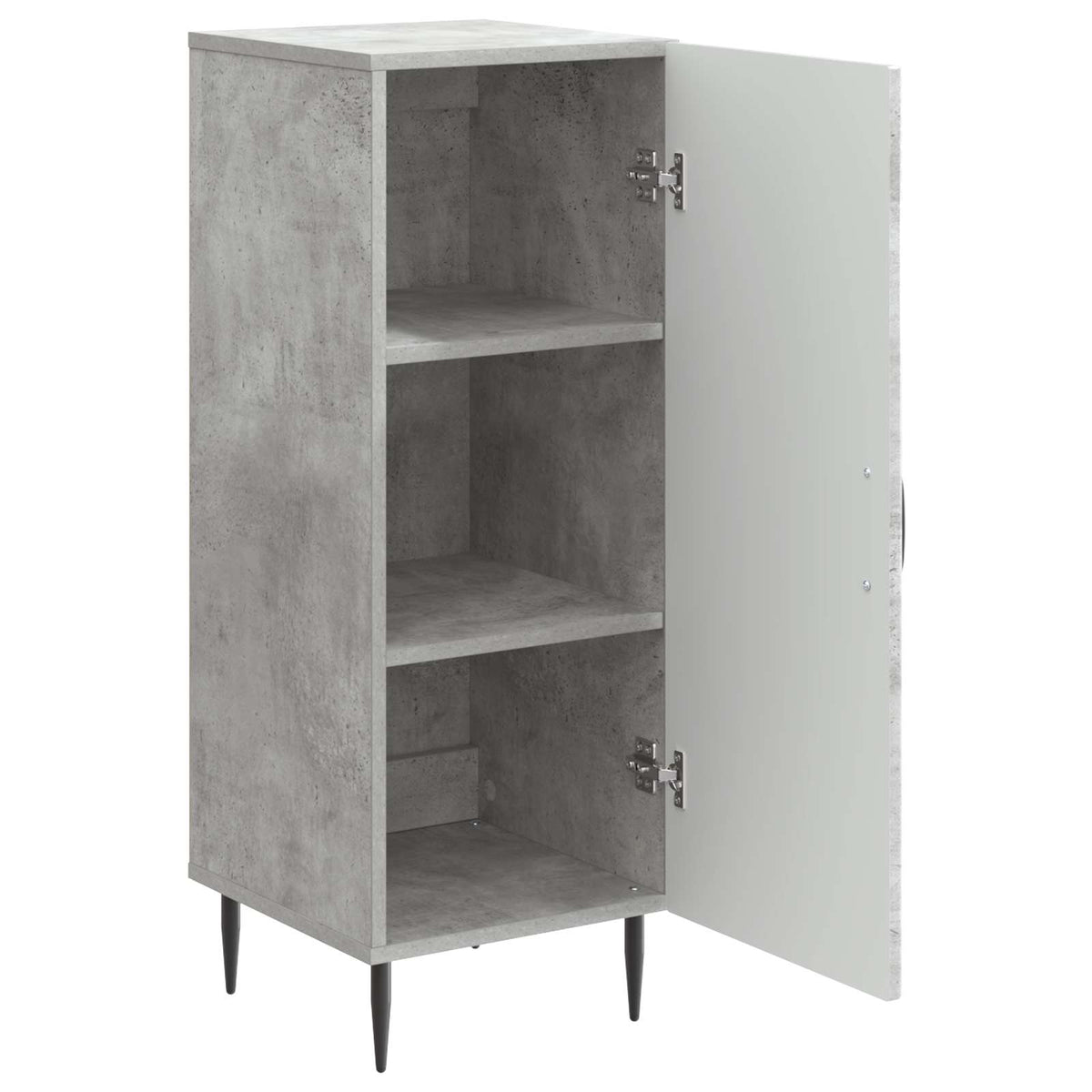 Sideboard Betongrau 33 x 34,5 x 89,5 cm Holzwerkstoff