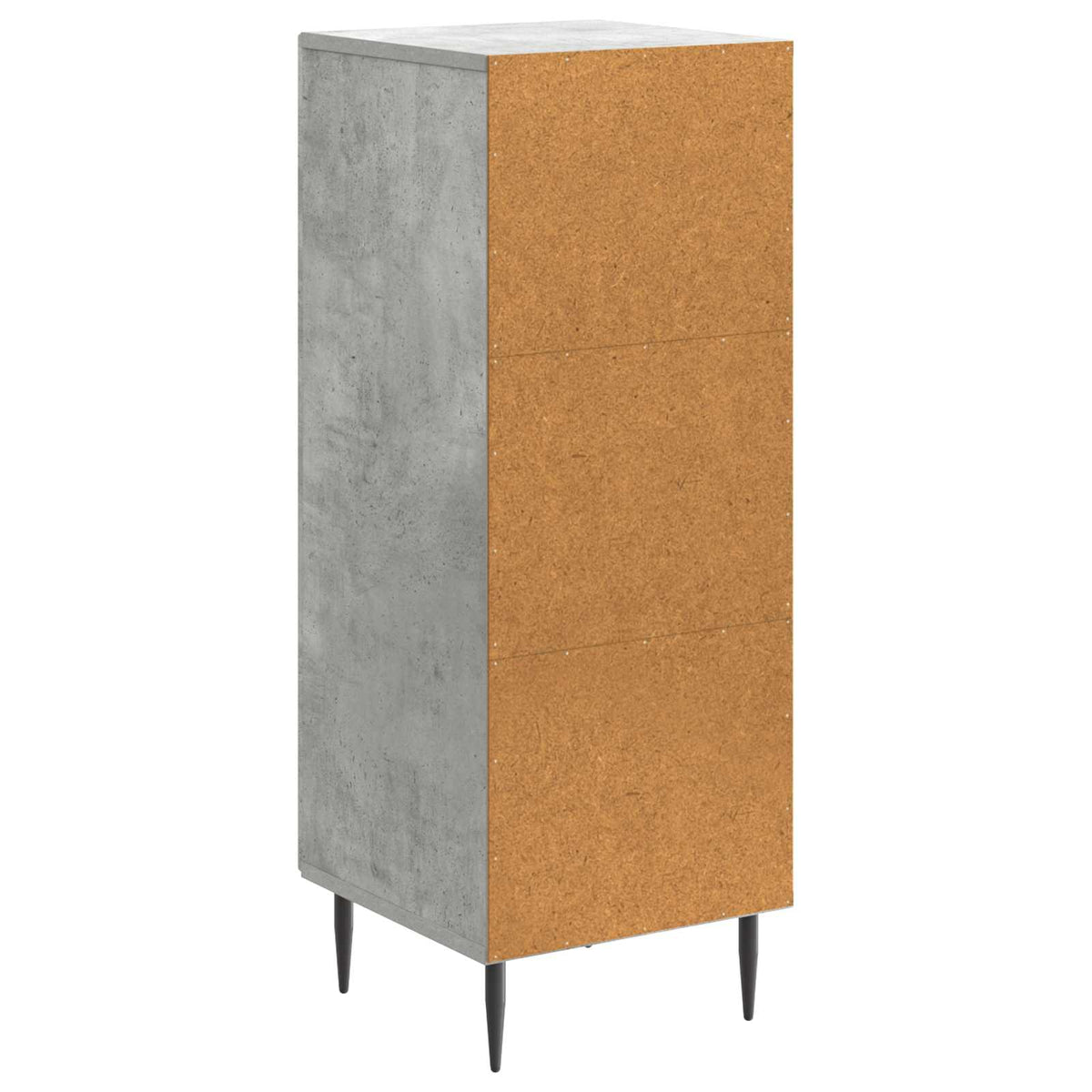 Sideboard Betongrau 33 x 34,5 x 89,5 cm Holzwerkstoff
