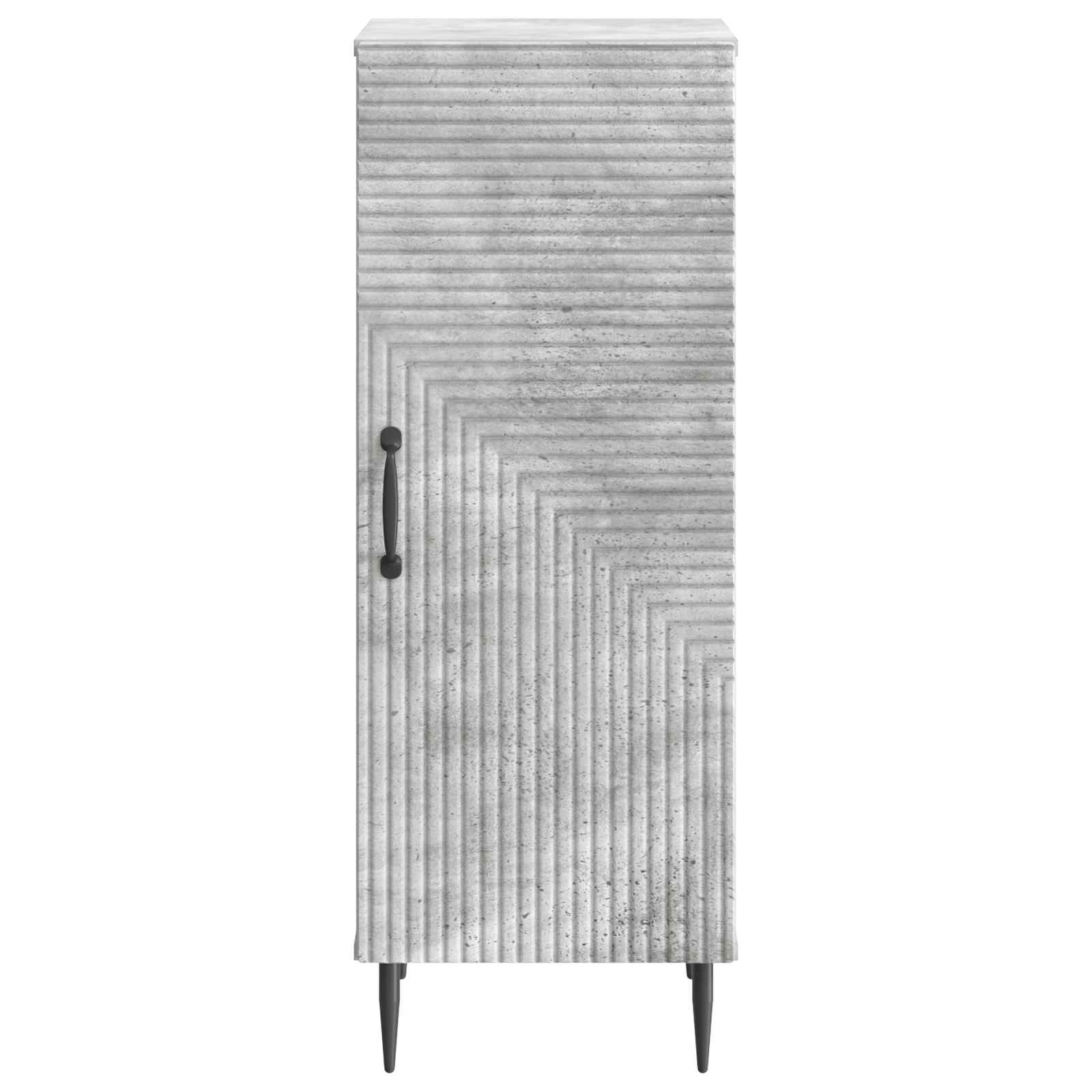 Sideboard Betongrau 33 x 34,5 x 89,5 cm Holzwerkstoff