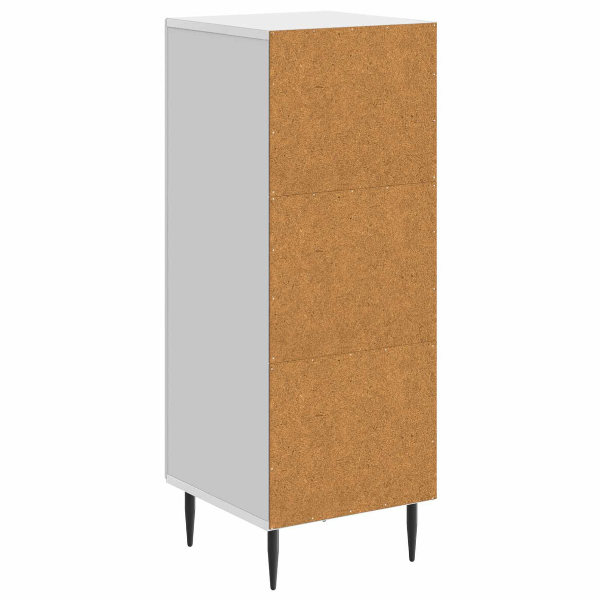 Sideboard Hochglanz Weiß 33 x 34,5 x 89,5 cm Holzwerkstoff