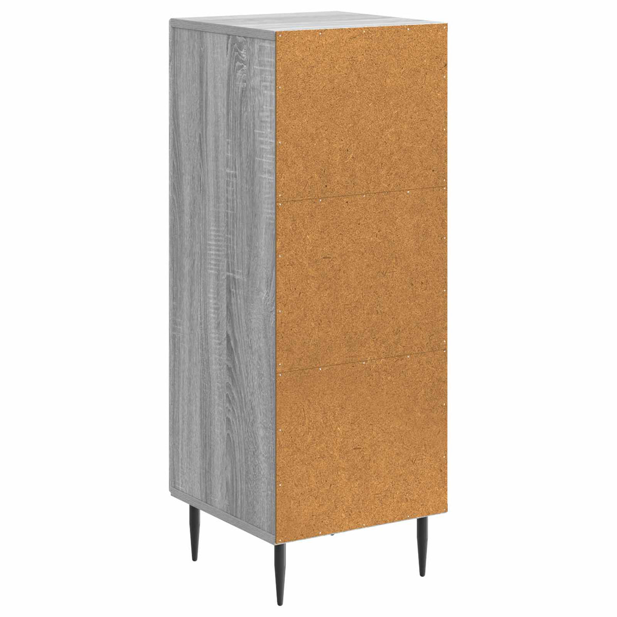 Sideboard Sonoma-Grau 33 x 34,5 x 89,5 cm Holzwerkstoff