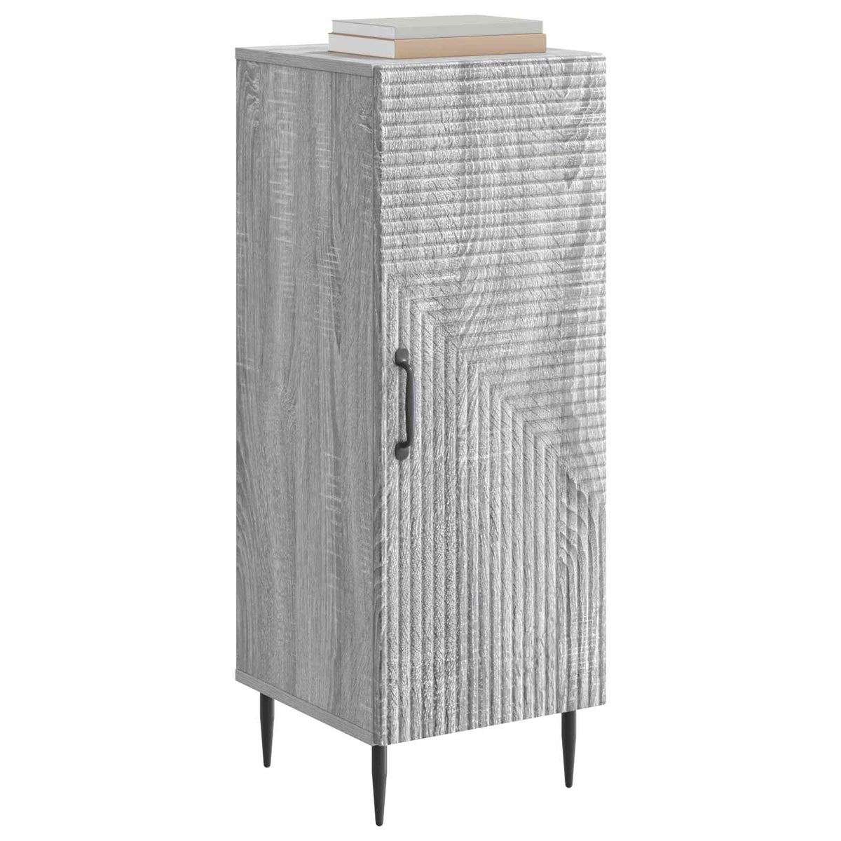 Sideboard Sonoma-Grau 33 x 34,5 x 89,5 cm Holzwerkstoff