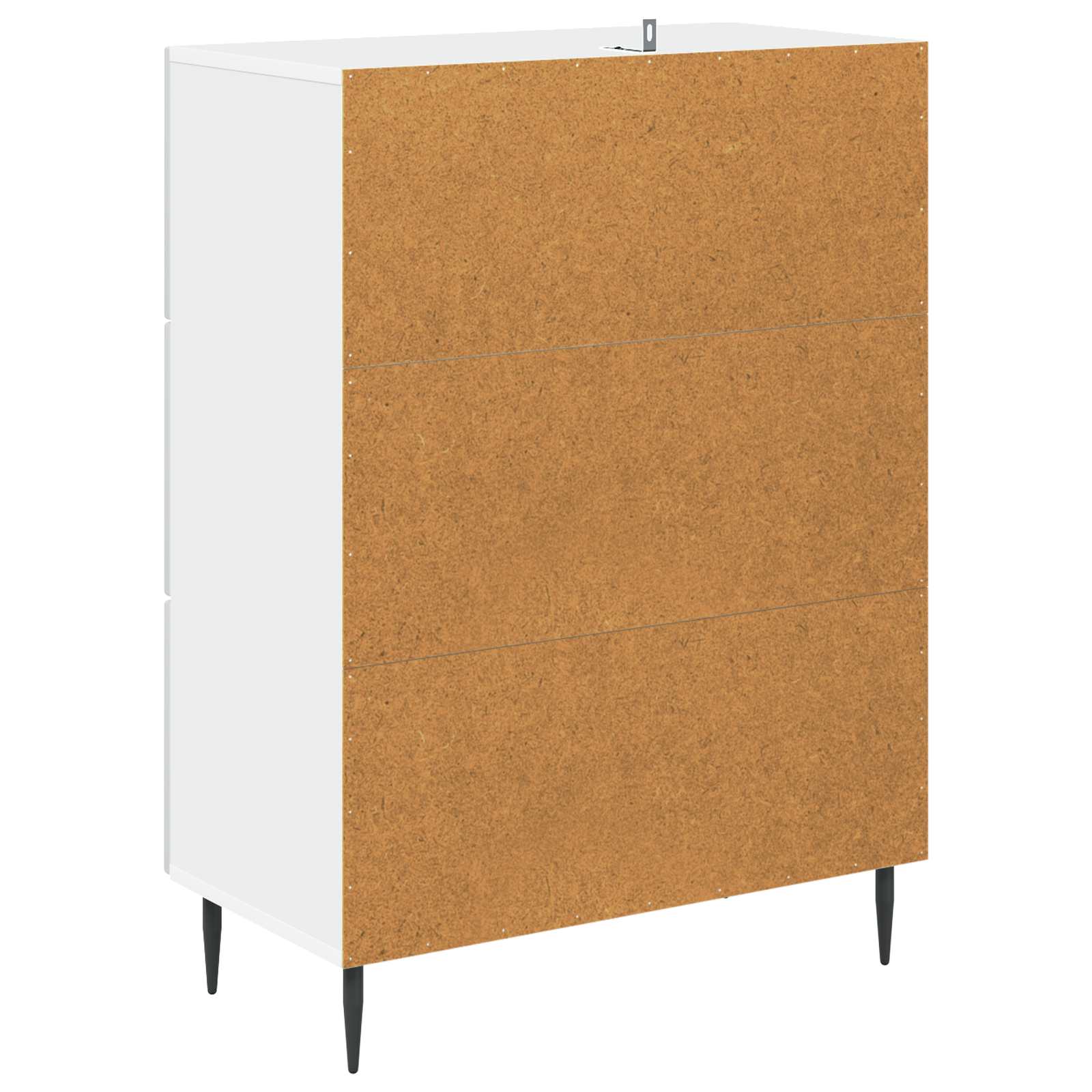 Schubladenschrank Weiß 66 x 34,5 x 89,5 cm Holzwerkstoff