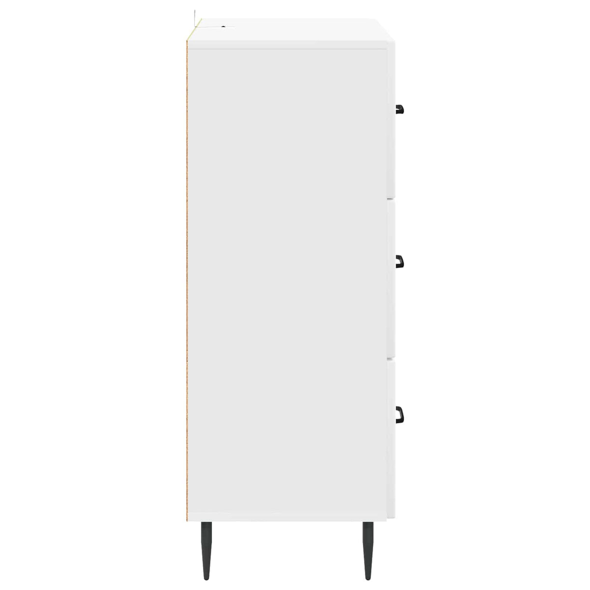 Schubladenschrank Weiß 66 x 34,5 x 89,5 cm Holzwerkstoff