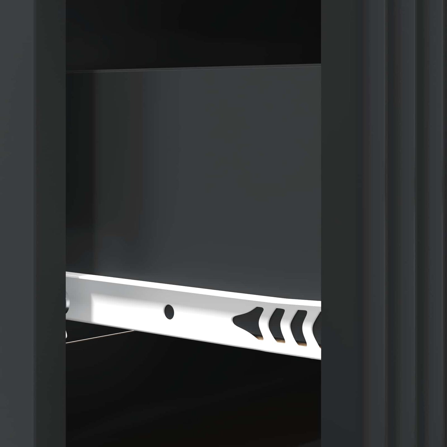 Schubladenschrank Schwarz 66 x 34,5 x 89,5 cm Holzwerkstoff
