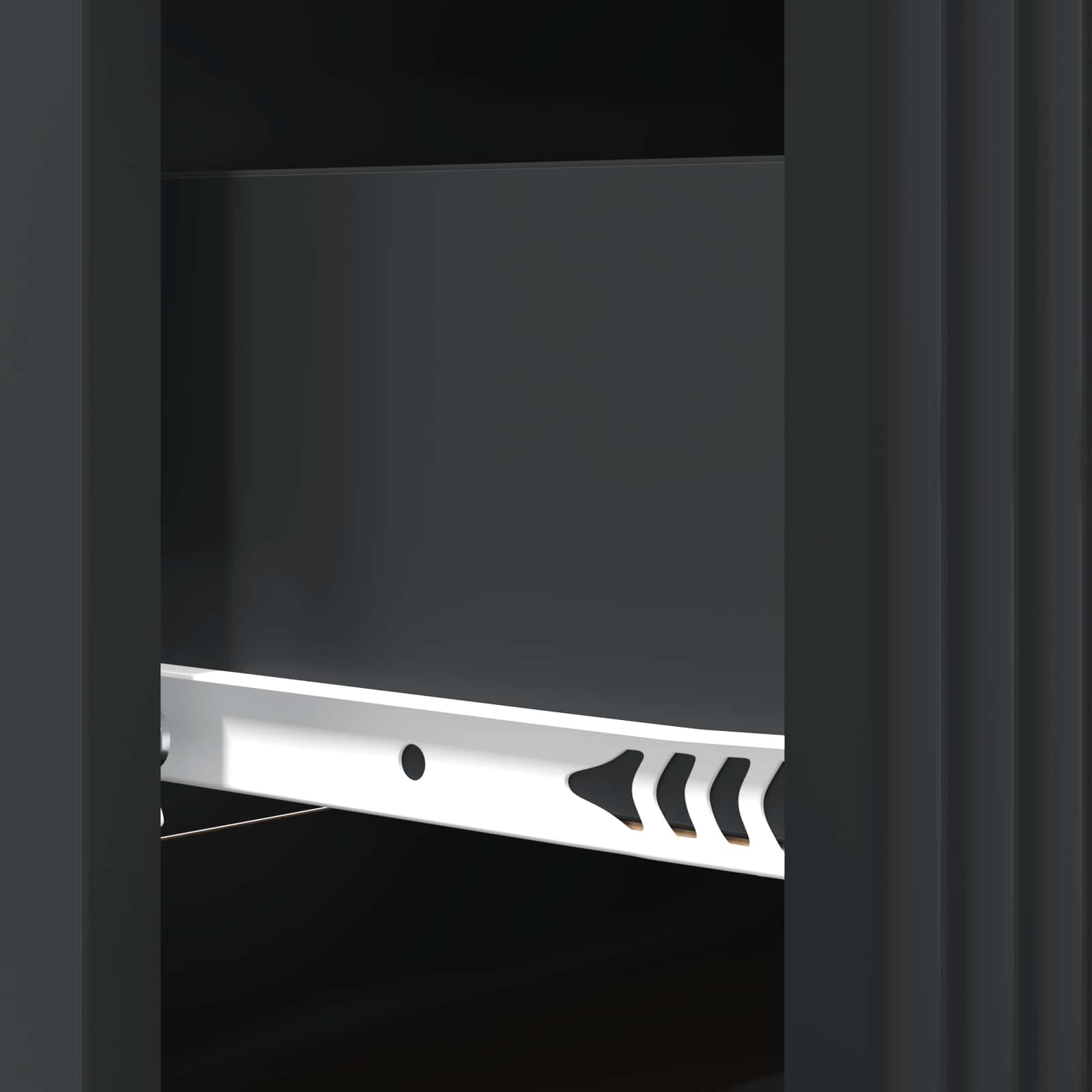 Schubladenschrank Schwarz 66 x 34,5 x 89,5 cm Holzwerkstoff