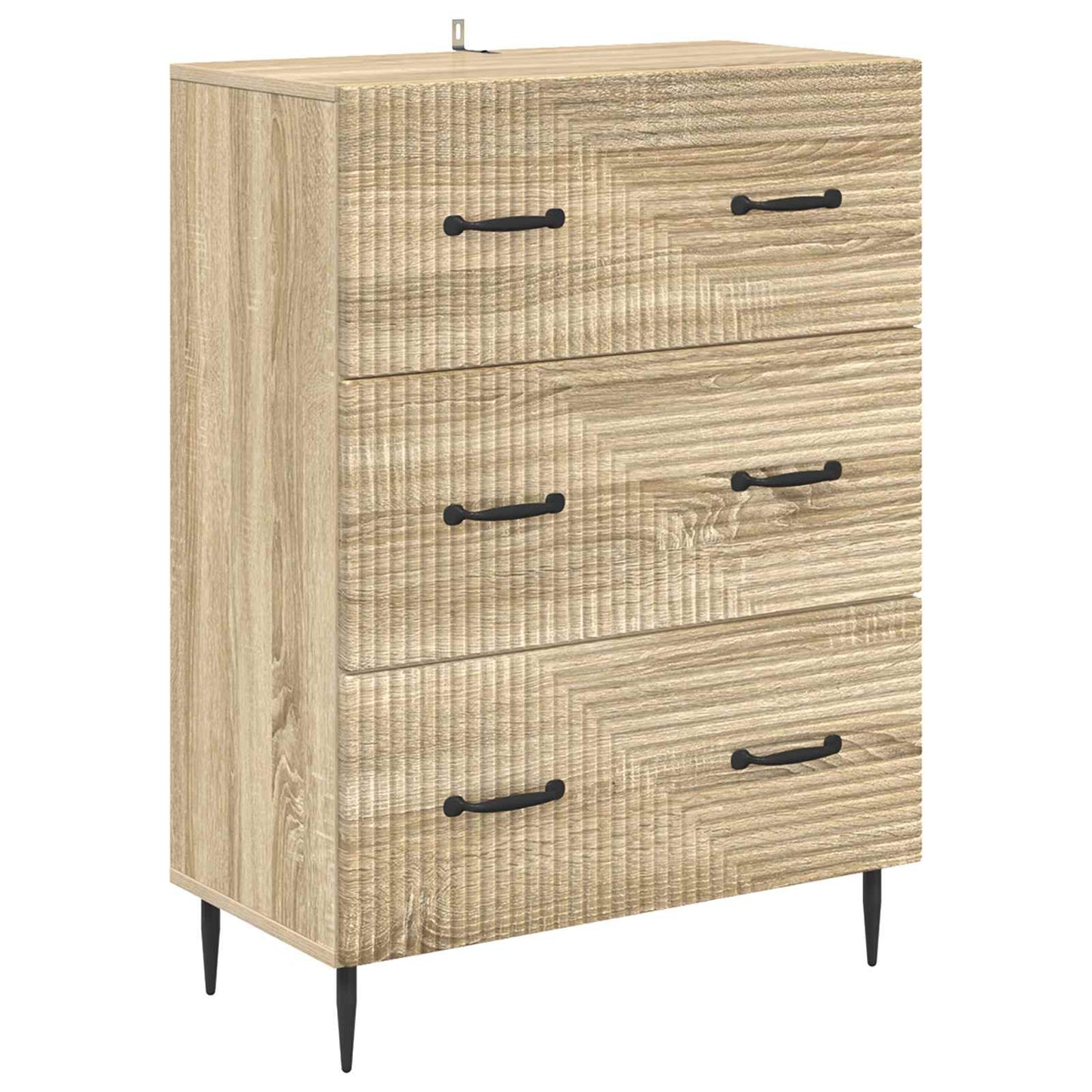 Schubladenschrank Sonoma-Eiche 66 x 34,5 x 89,5 cm