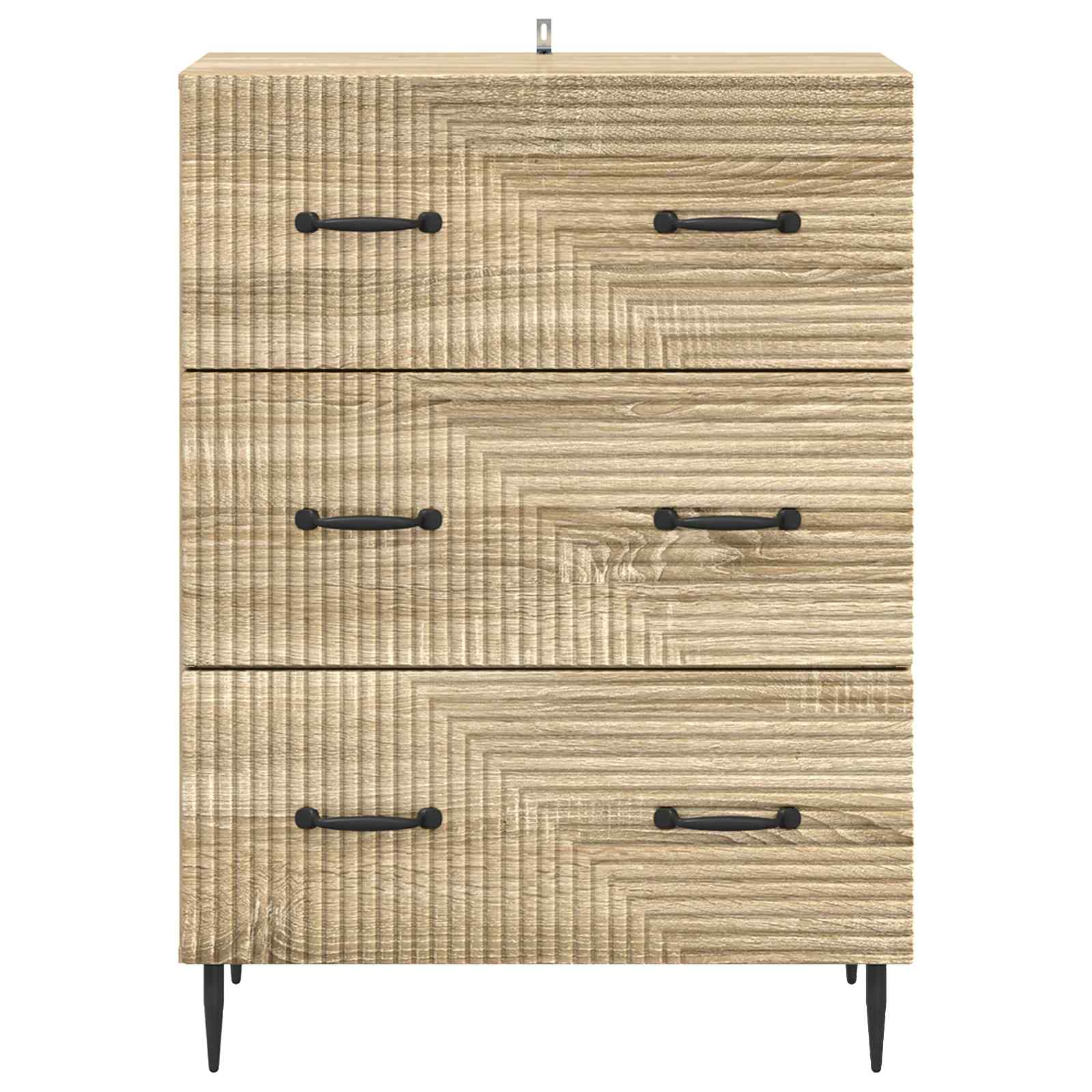 Schubladenschrank Sonoma-Eiche 66 x 34,5 x 89,5 cm