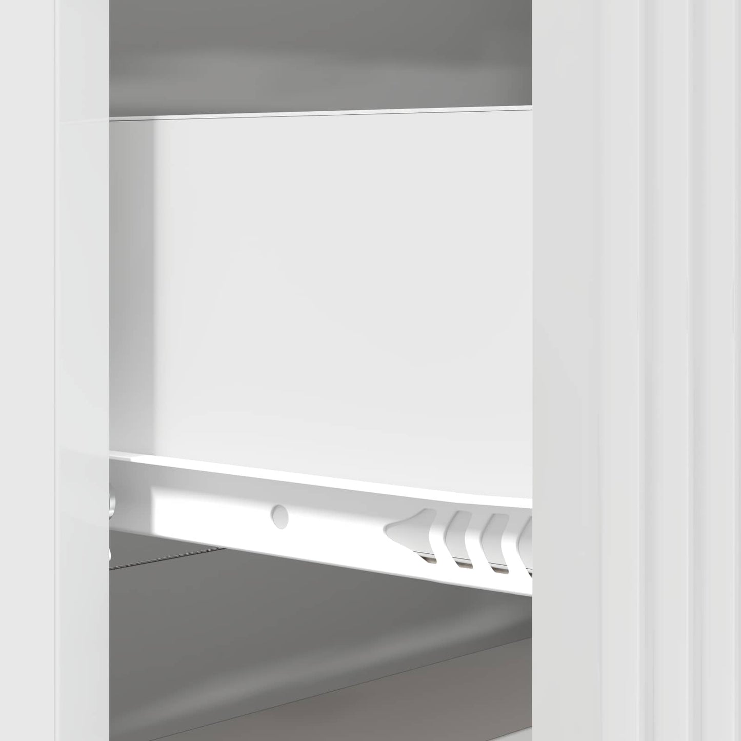 Schubladenschrank Hochglanz Weiß 66 x 34,5 x 89,5 cm