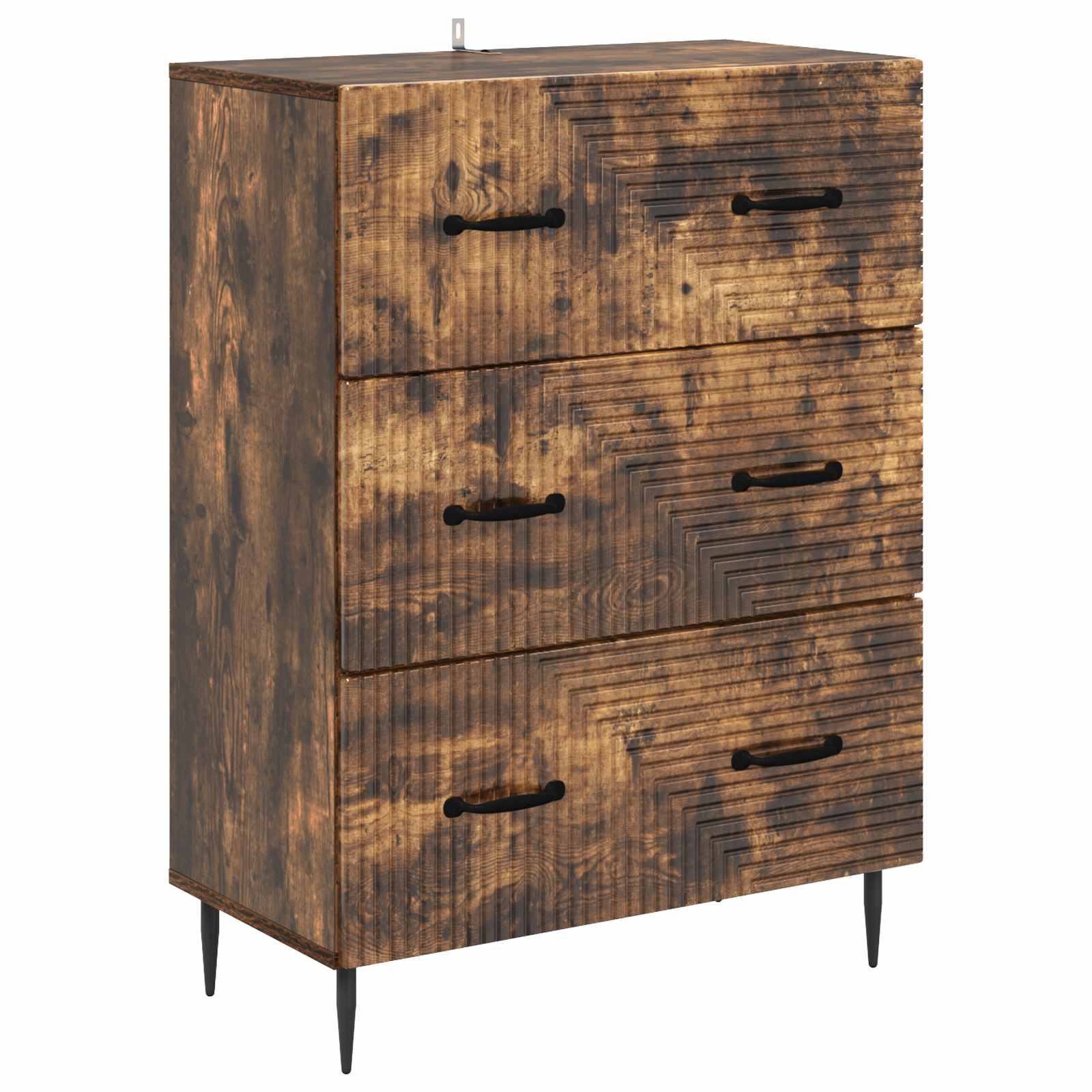 Schubladenschrank Geräucherte Eiche 66 x 34,5 x 89,5 cm