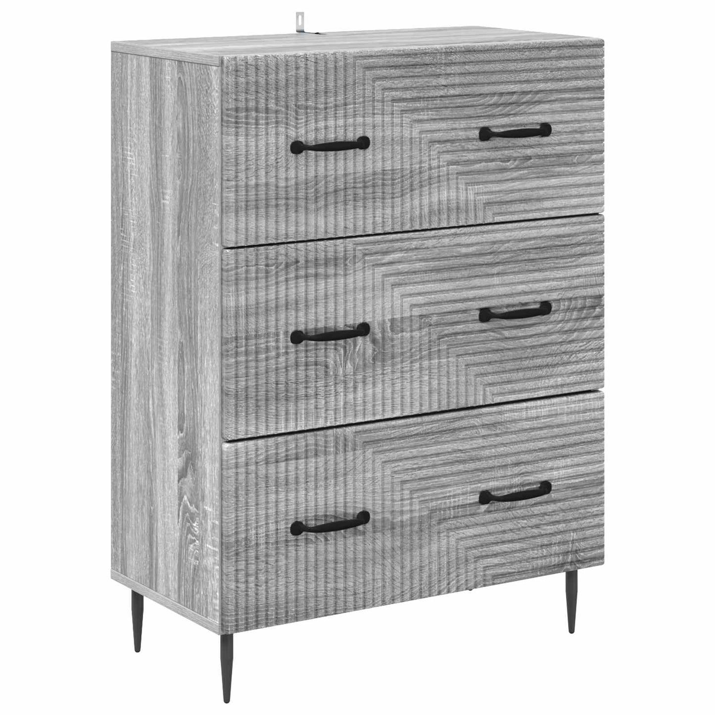 Schubladenschrank Grau Sonoma 66 x 34,5 x 89,5 cm Holzwerkstoff