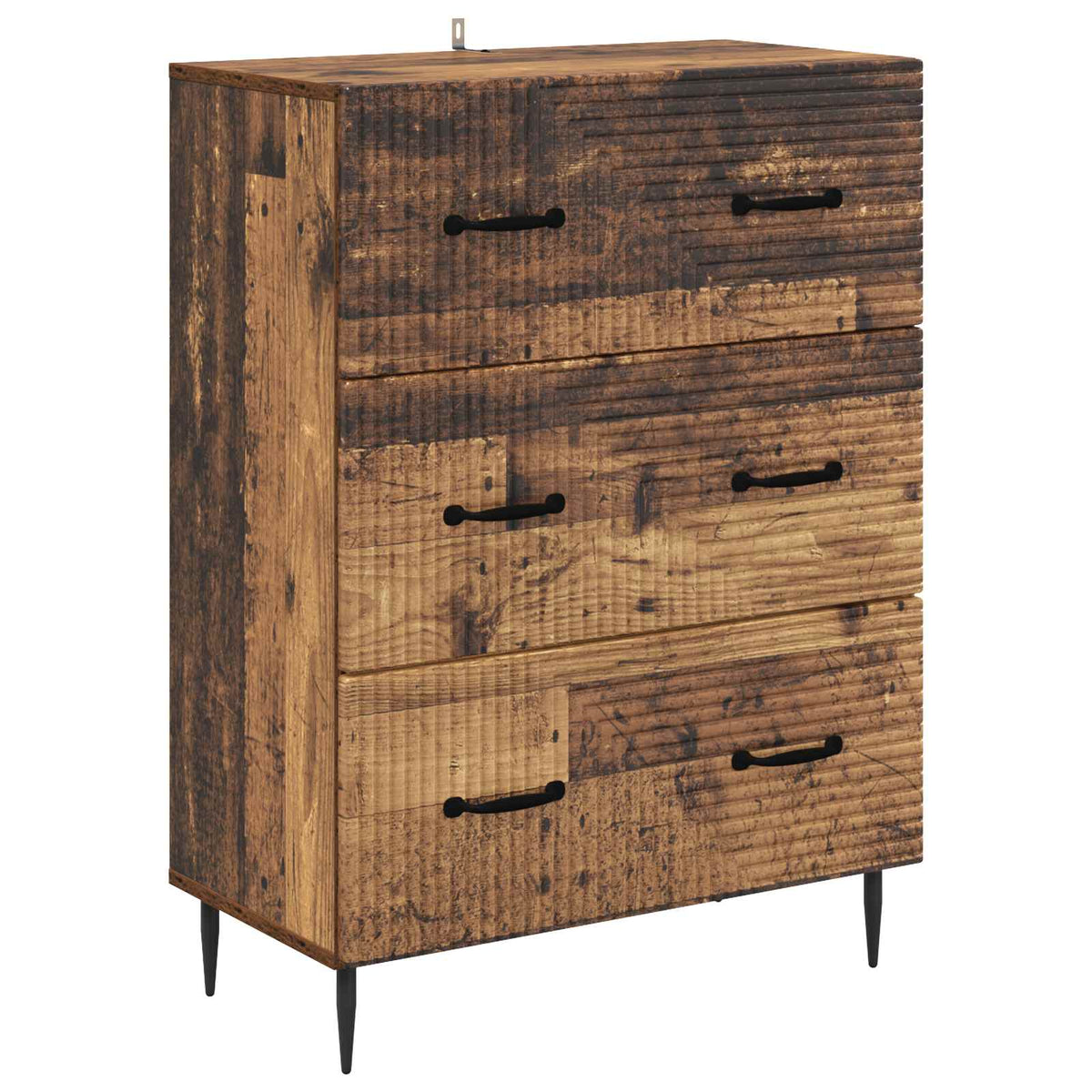 Schubladenschrank Altholz 66 x 34,5 x 89,5 cm Holzwerkstoff