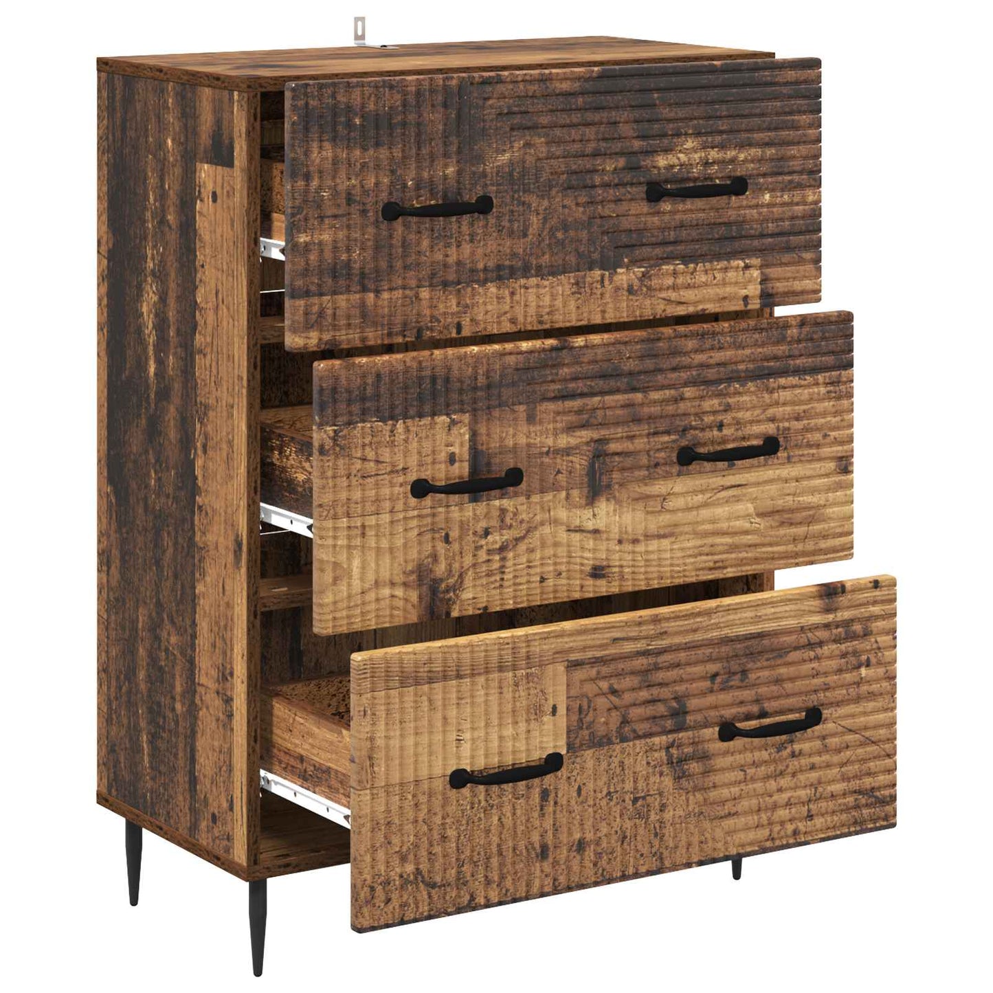 Schubladenschrank Altholz 66 x 34,5 x 89,5 cm Holzwerkstoff
