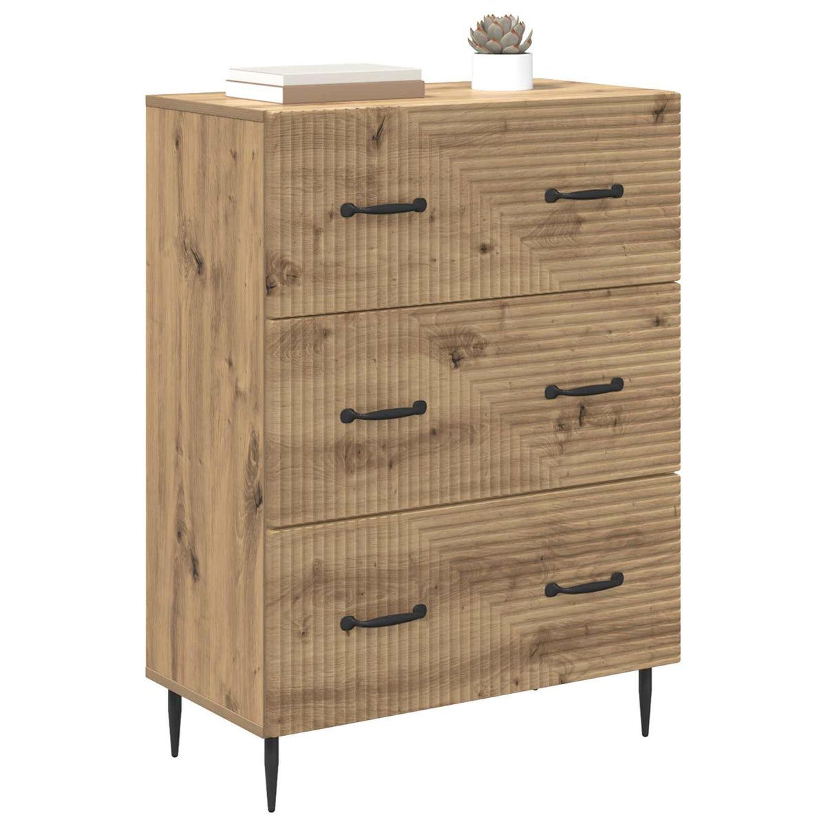 Schubladenschrank 66 x 34,5 x 89,5 cm Holzwerkstoff