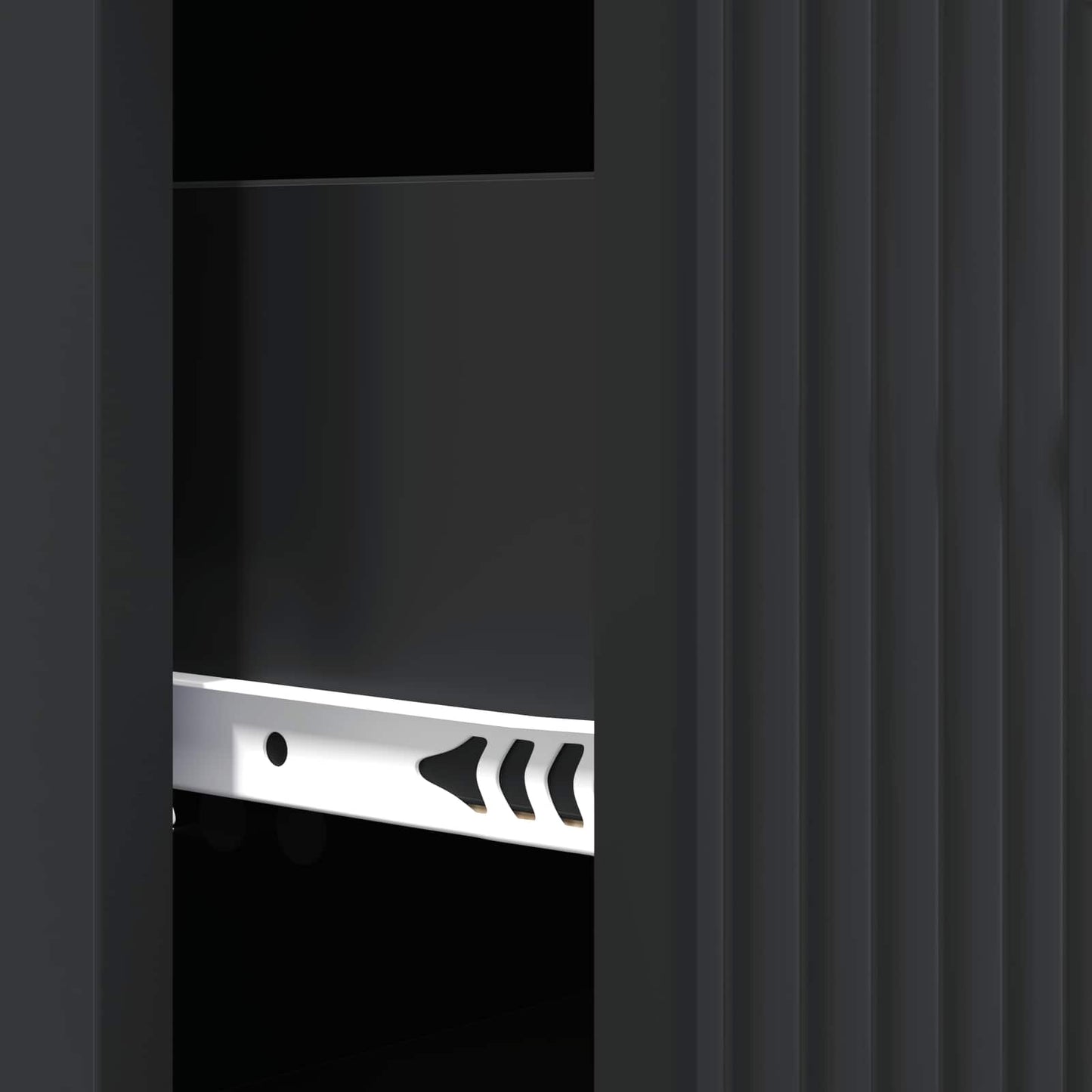 Schubladenschrank Schwarz 33 x 34,5 x 89,5 cm Holzwerkstoff