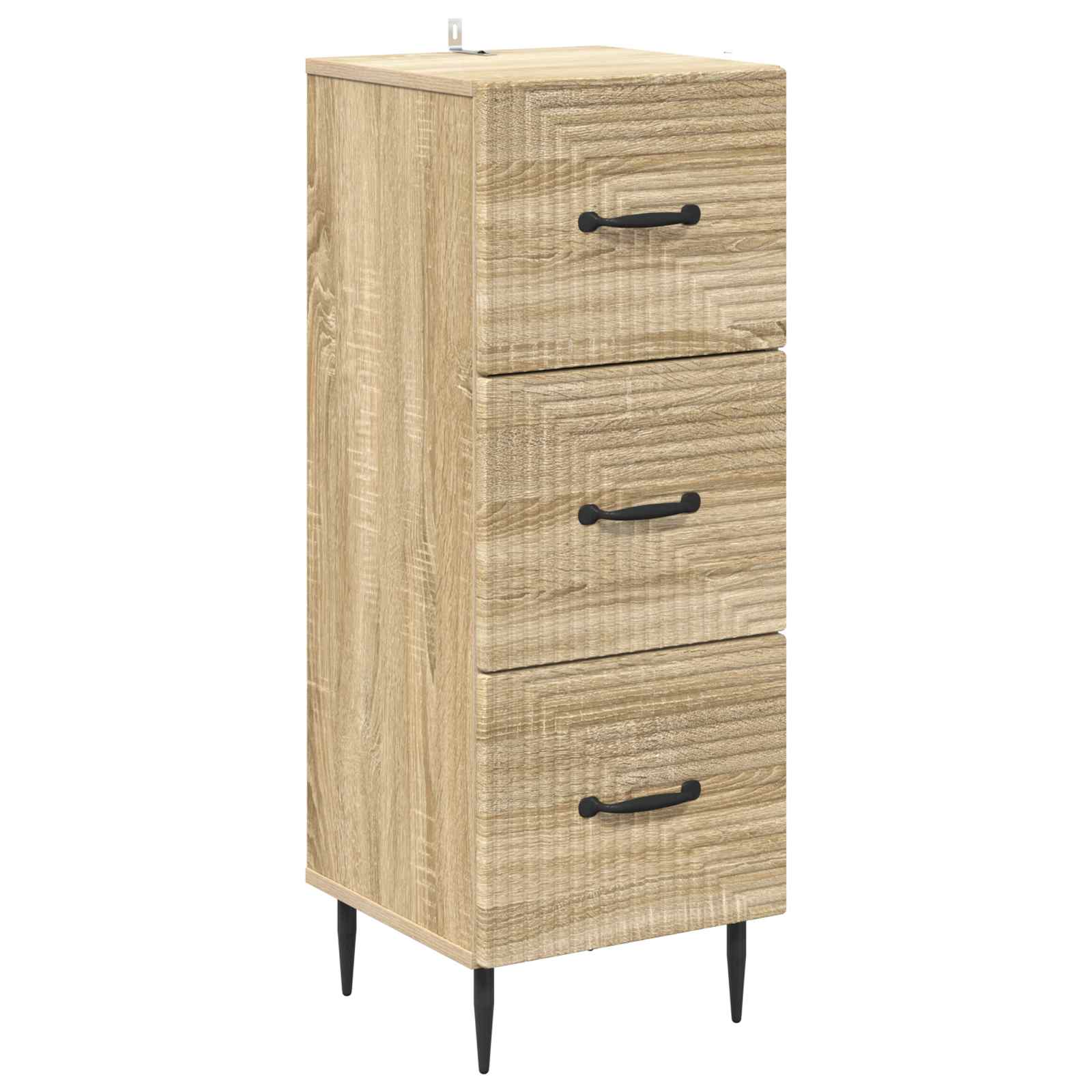 Schubladenschrank Sonoma-Eiche 33 x 34,5 x 89,5 cm