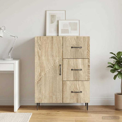 Sideboard Sonoma-Eiche 66 x 34,5 x 89,5 cm Holzwerkstoff