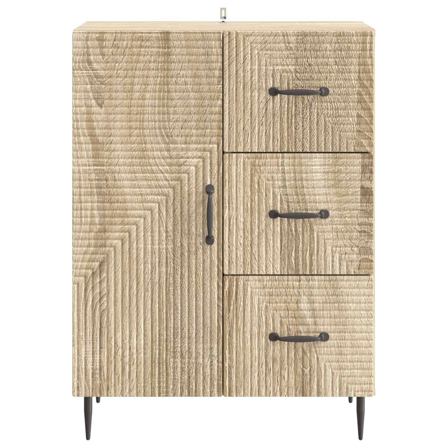 Sideboard Sonoma-Eiche 66 x 34,5 x 89,5 cm Holzwerkstoff