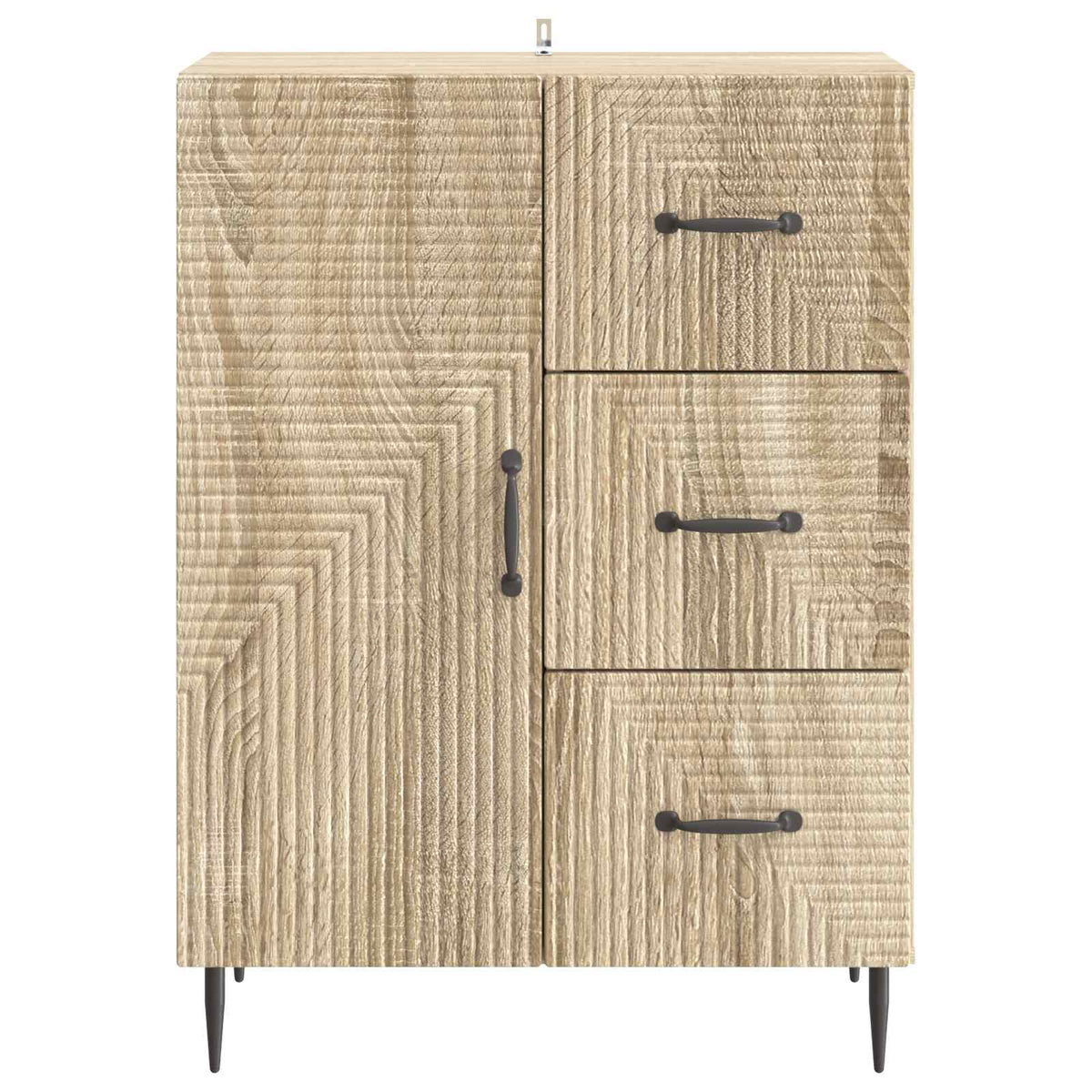 Sideboard Sonoma-Eiche 66 x 34,5 x 89,5 cm Holzwerkstoff